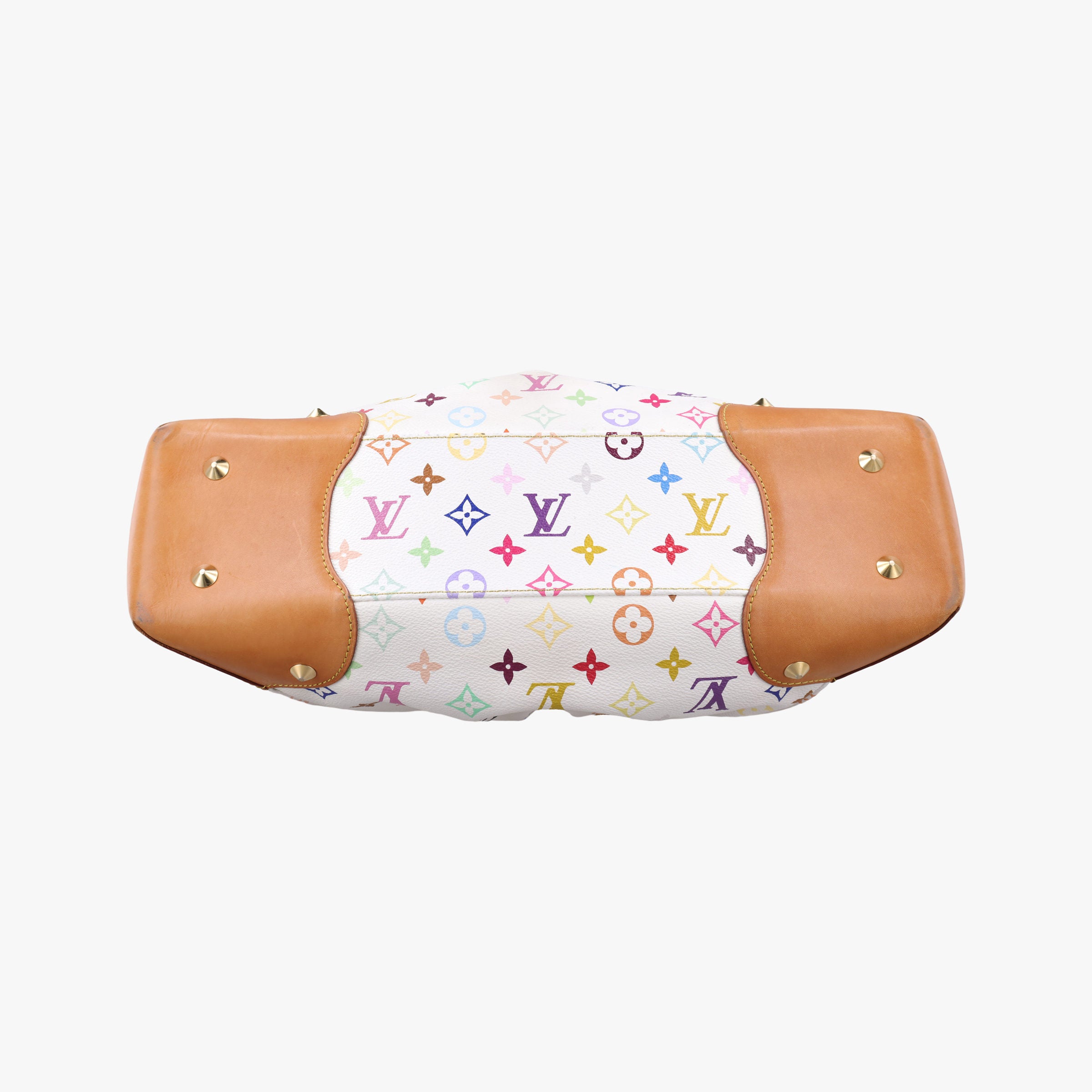 Pre-owned Louis Vuitton JUDY GM white Monogram Multicolor M40253 shoulderbag | stylenewstar