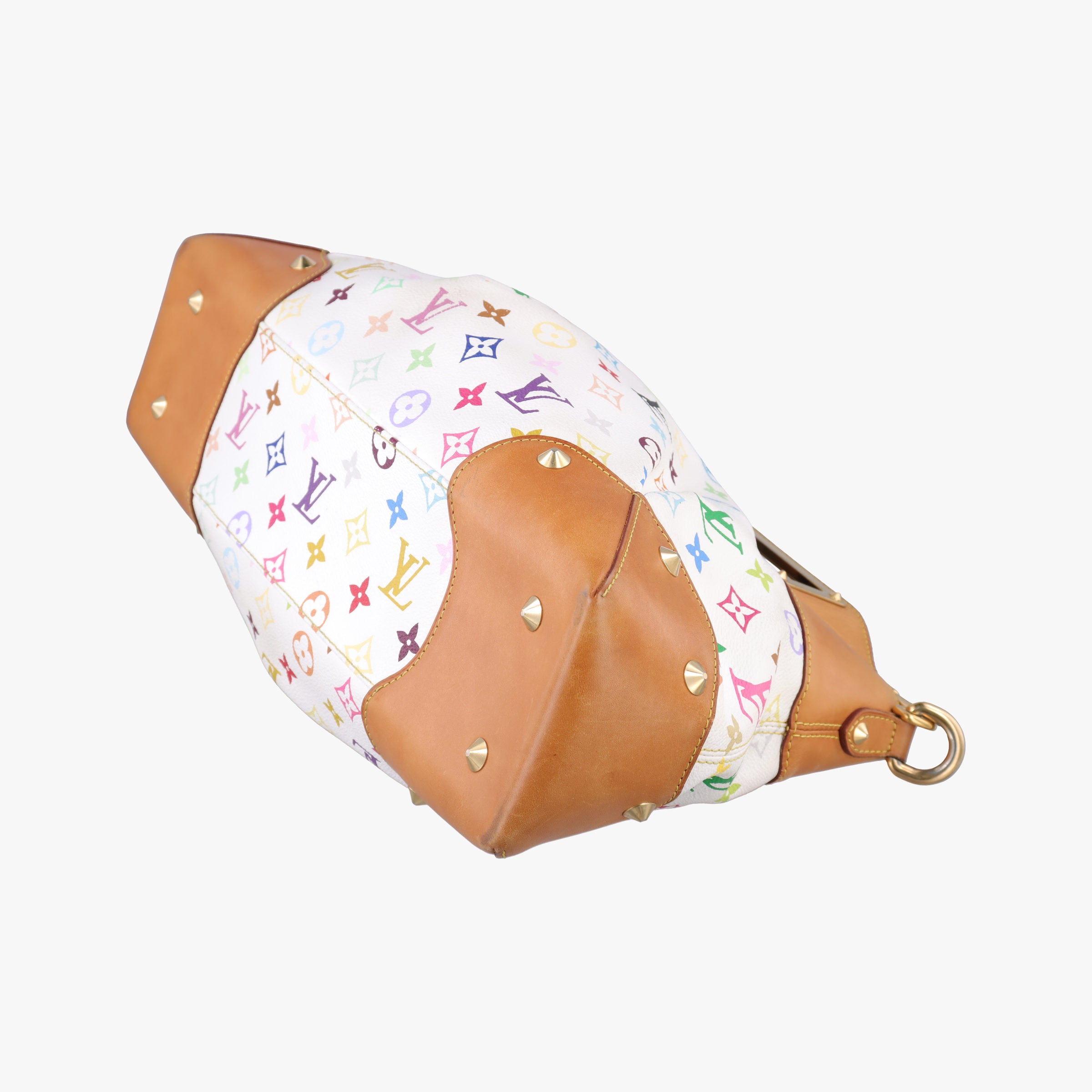 Pre-owned Louis Vuitton JUDY GM white Monogram Multicolor M40253 shoulderbag | stylenewstar