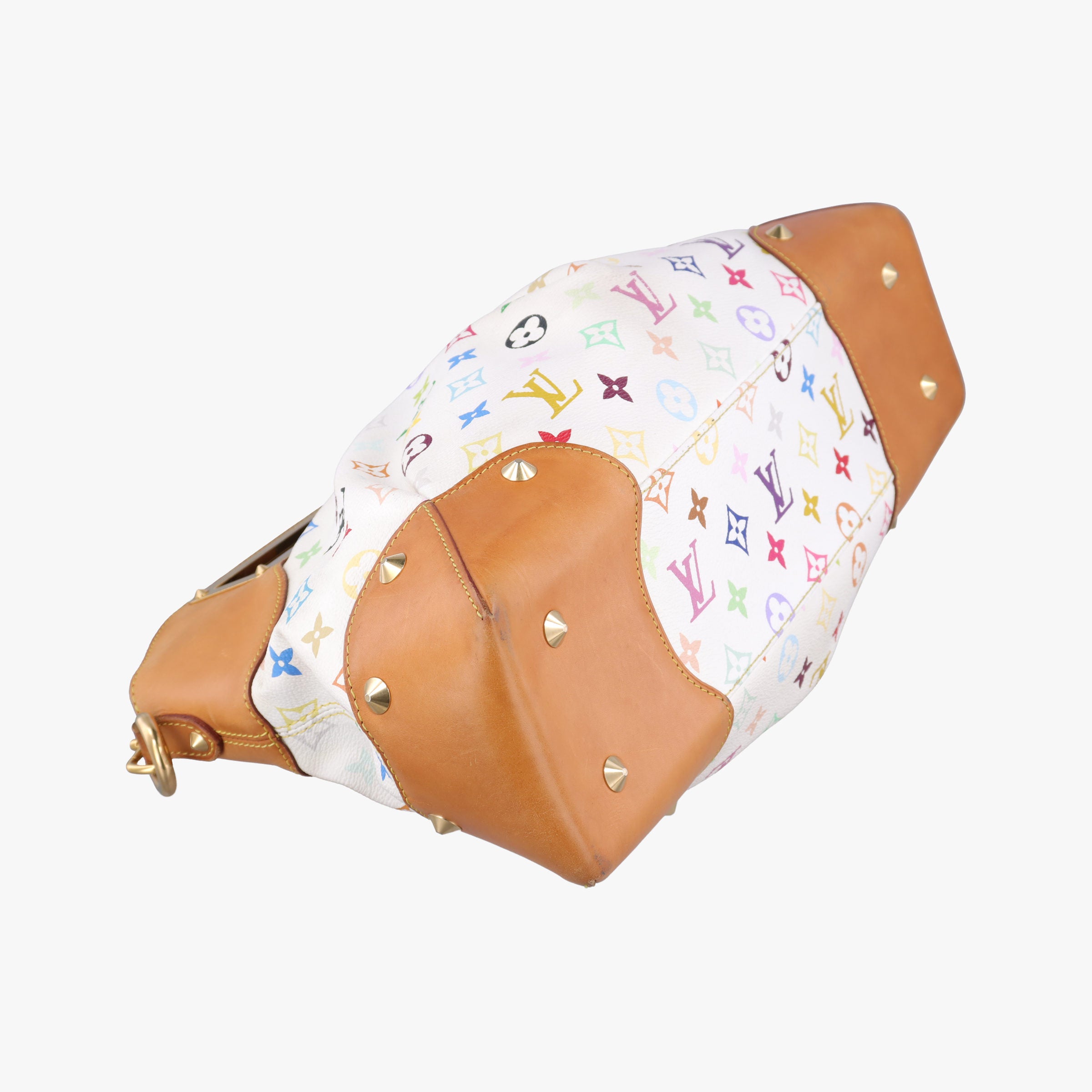 Pre-owned Louis Vuitton JUDY GM white Monogram Multicolor M40253 shoulderbag | stylenewstar