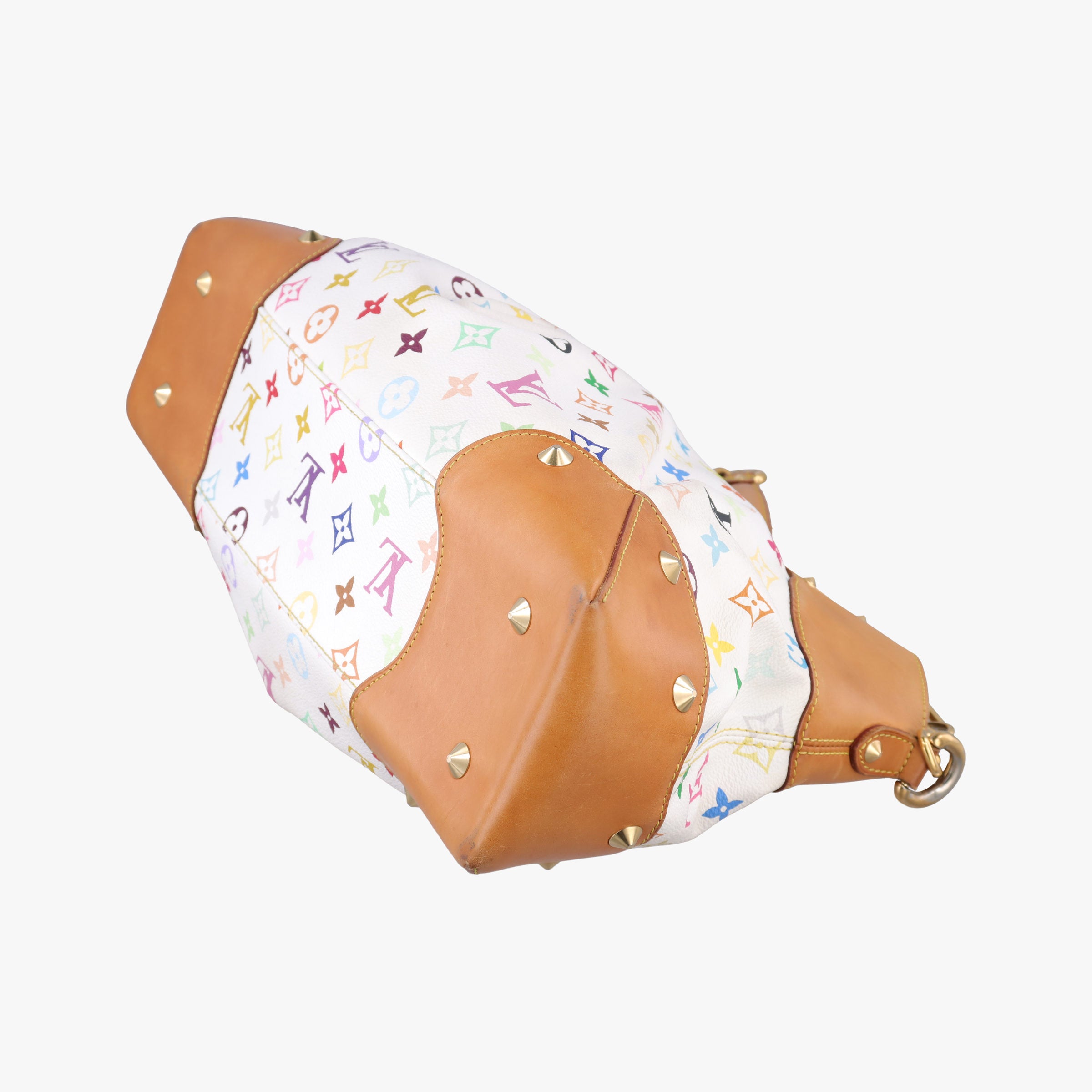 Pre-owned Louis Vuitton JUDY GM white Monogram Multicolor M40253 shoulderbag | stylenewstar