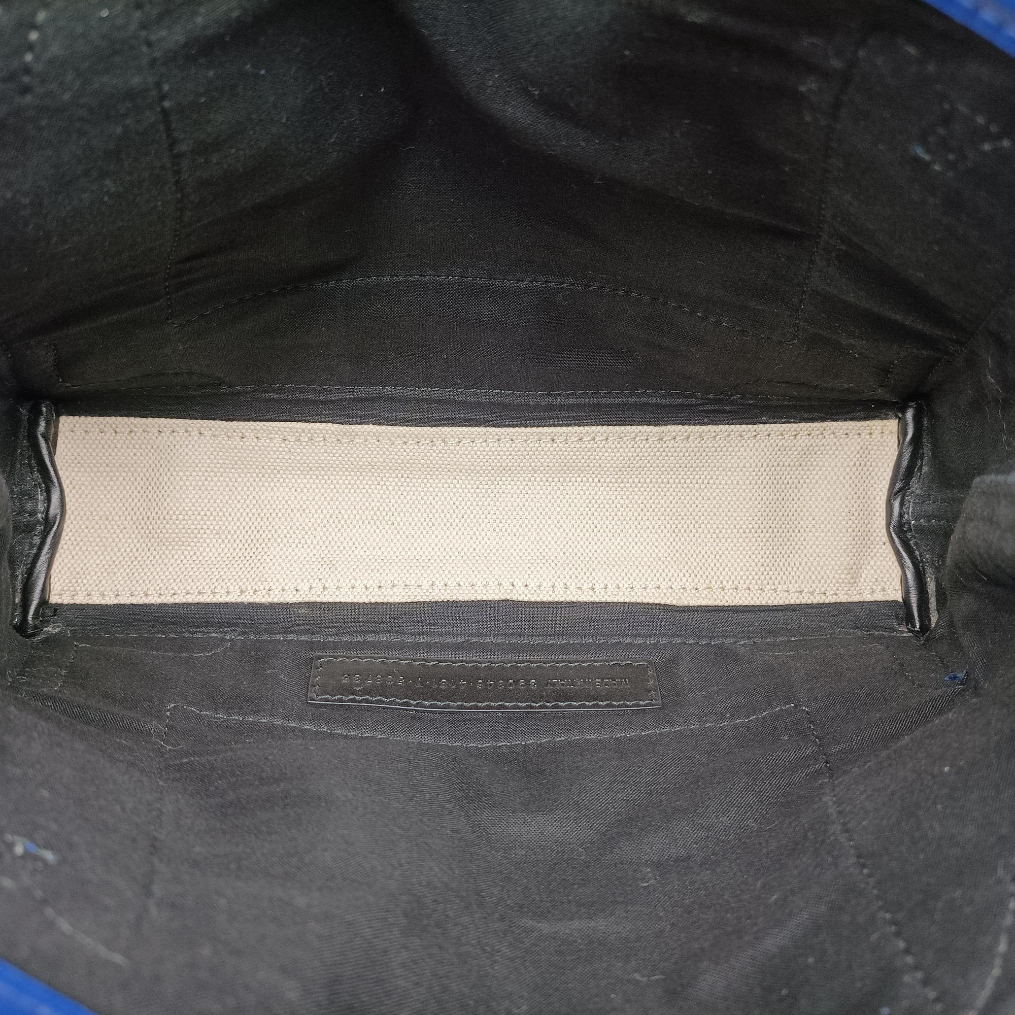 Secondhand Balenciaga Navy Cabas XS white x blue Canvas x Leather  shoulderbag | stylenewstar