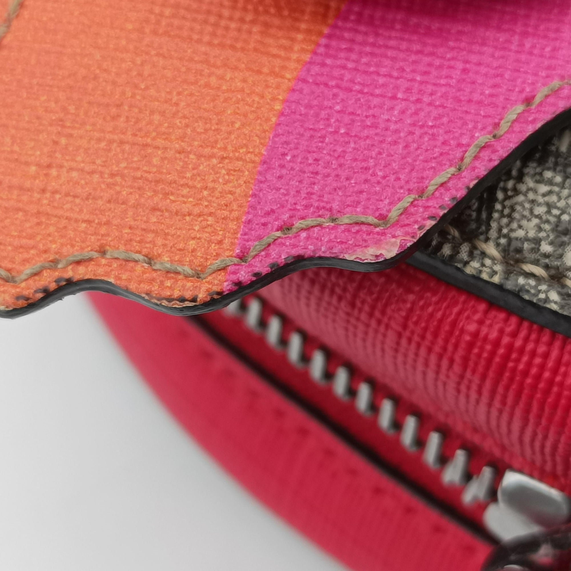 Vintage Gucci Rainbow Butterfly Multicolour PVC coated canvas 552526 shoulderbag | stylenewstar