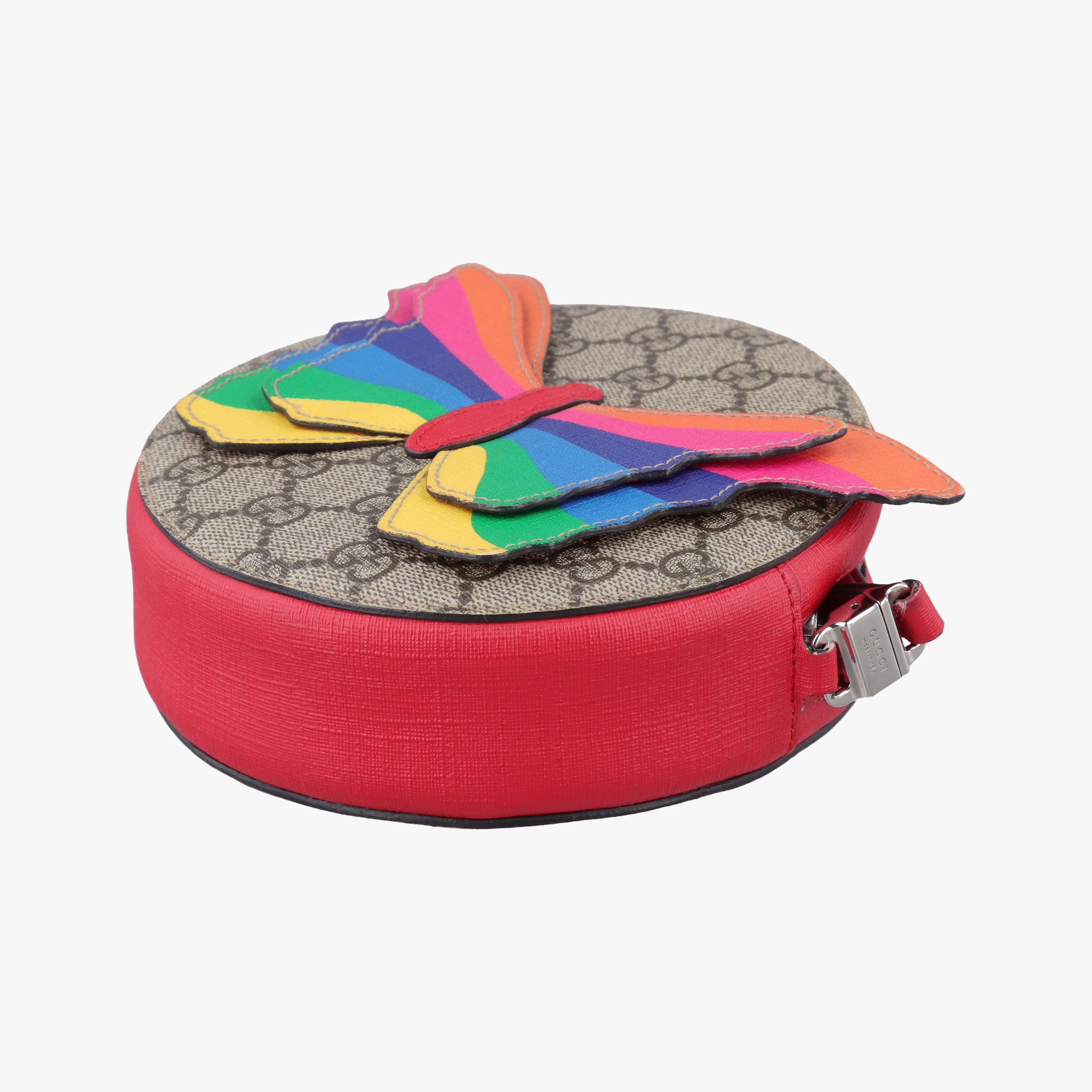 Vintage Gucci Rainbow Butterfly Multicolour PVC coated canvas 552526 shoulderbag | stylenewstar