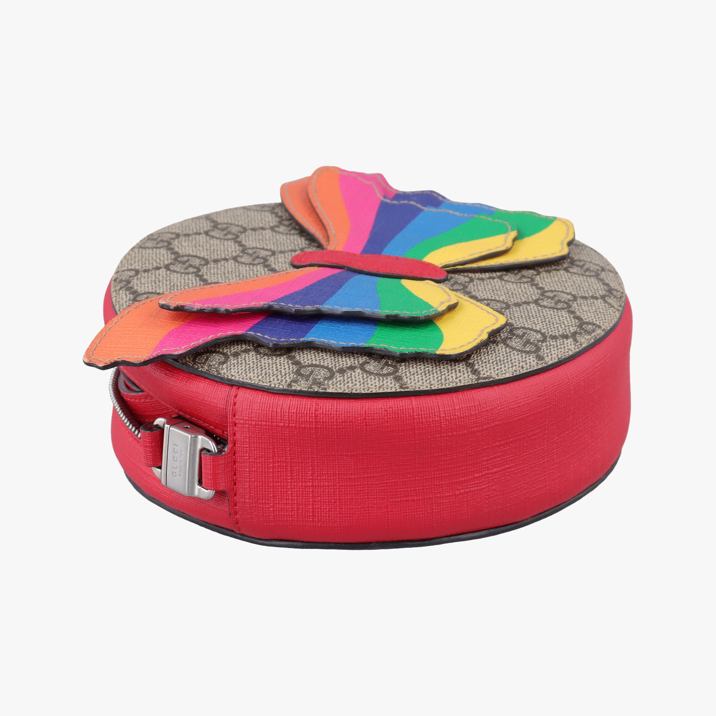 Vintage Gucci Rainbow Butterfly Multicolour PVC coated canvas 552526 shoulderbag | stylenewstar