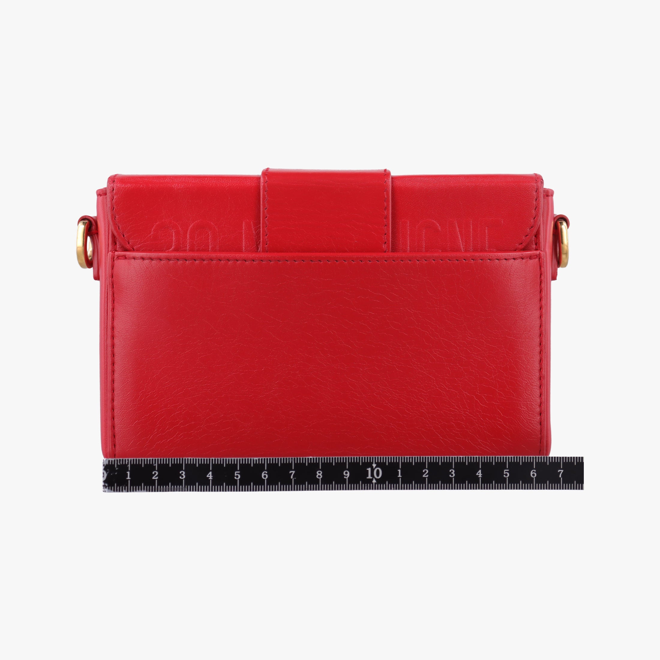 Pre-owned Christian Dior 30 MONTAIGNE Red Leather  shoulderbag | stylenewstar