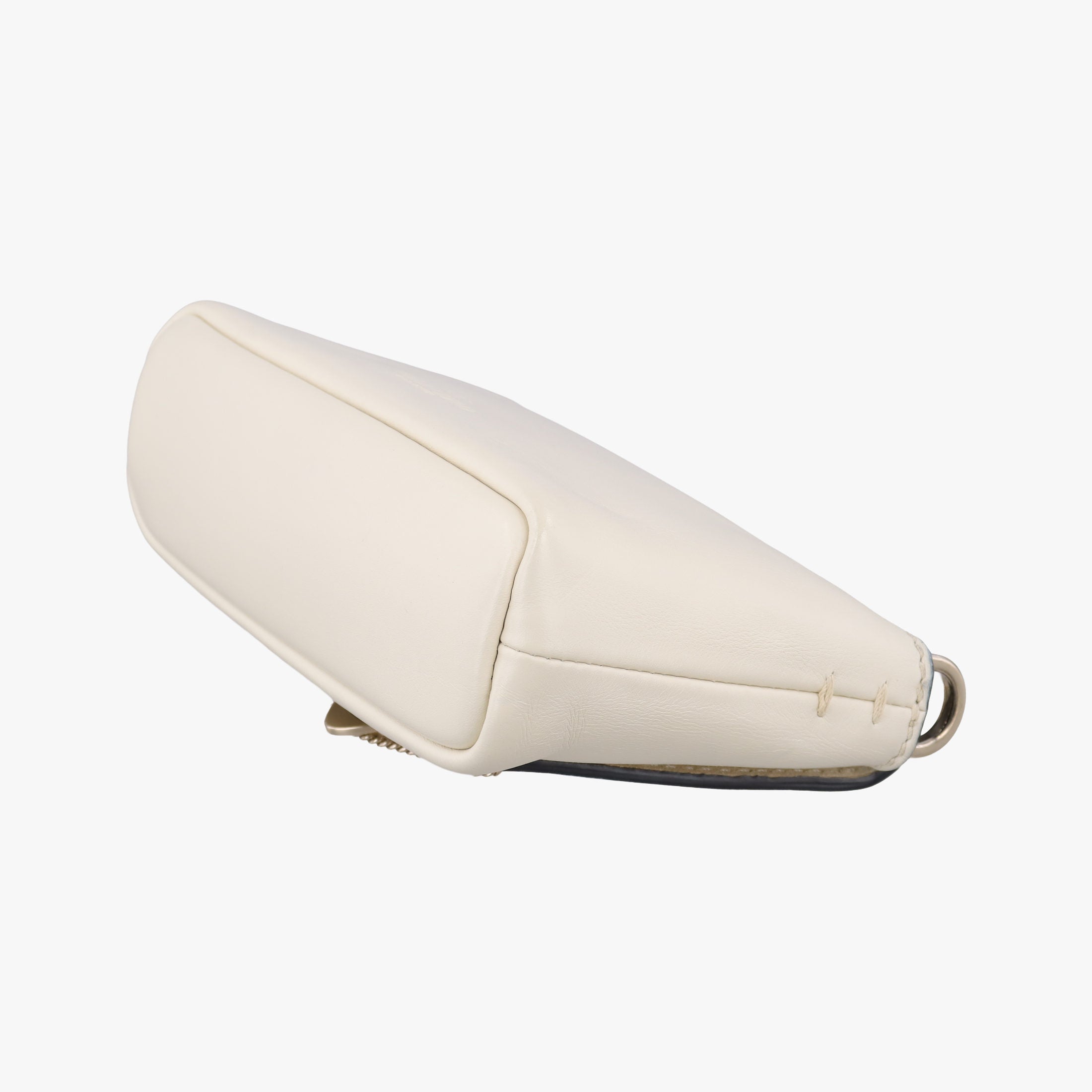 Pre-owned Valentino Rockstud Ivory  Nappa Leather   shoulderbag | stylenewstar