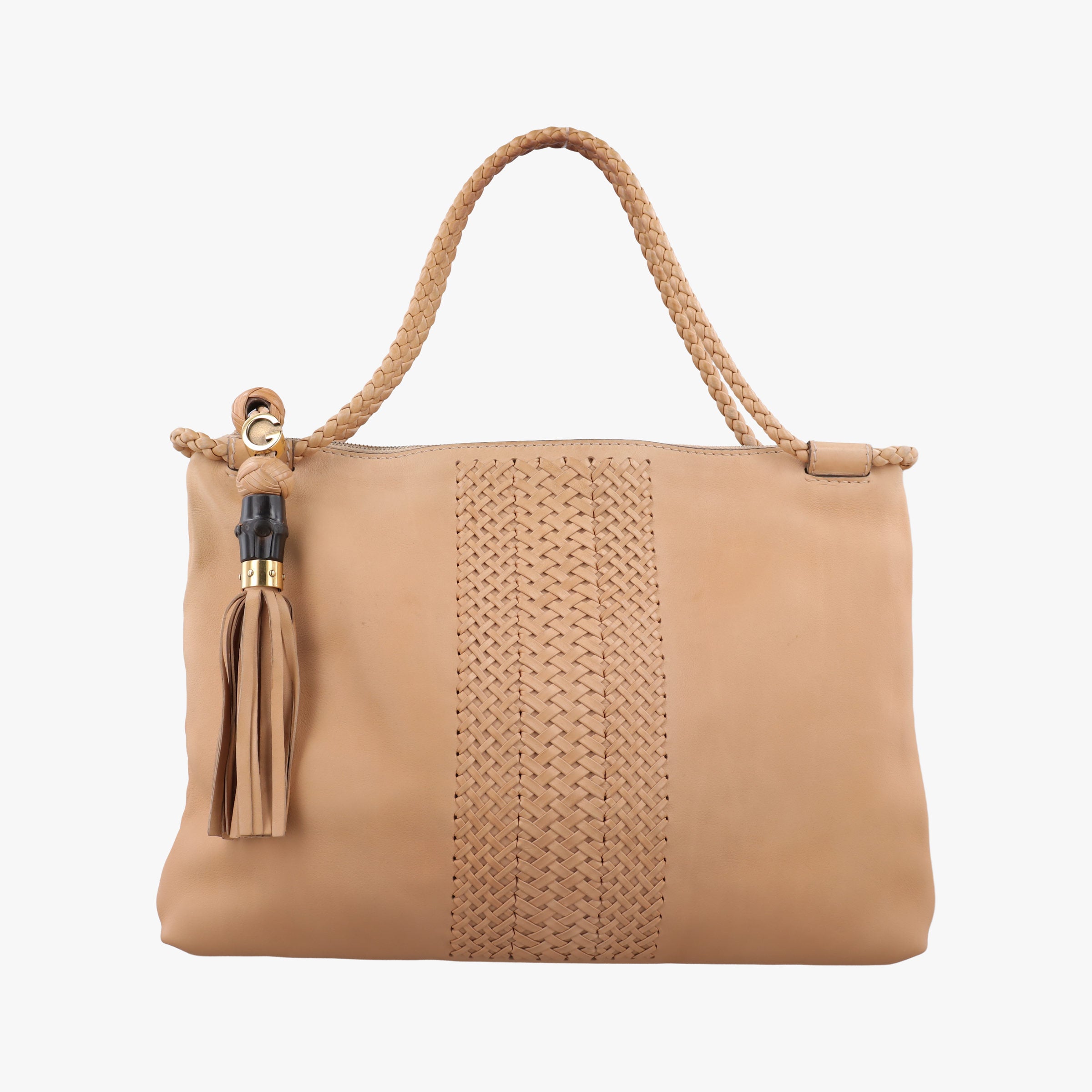Pre-owned Gucci Handmade Camel leather 263952 shoulderbag | stylenewstar