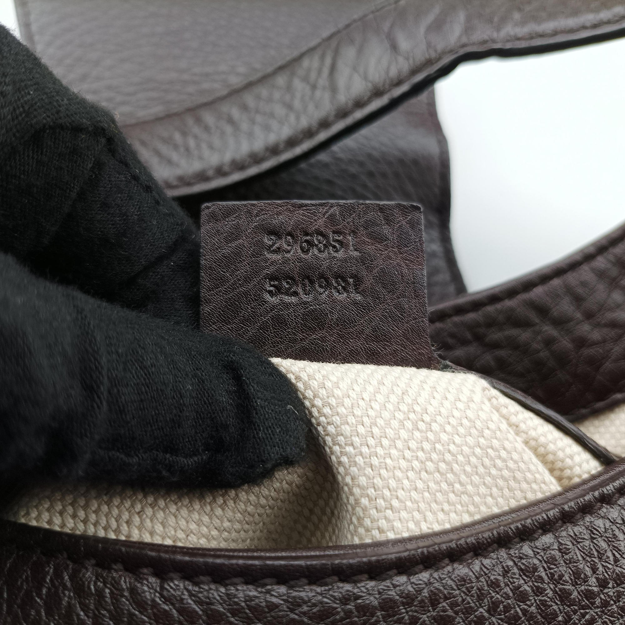 Vintage Gucci Dressage Web Hobo Brown leather 296851 shoulderbag | stylenewstar