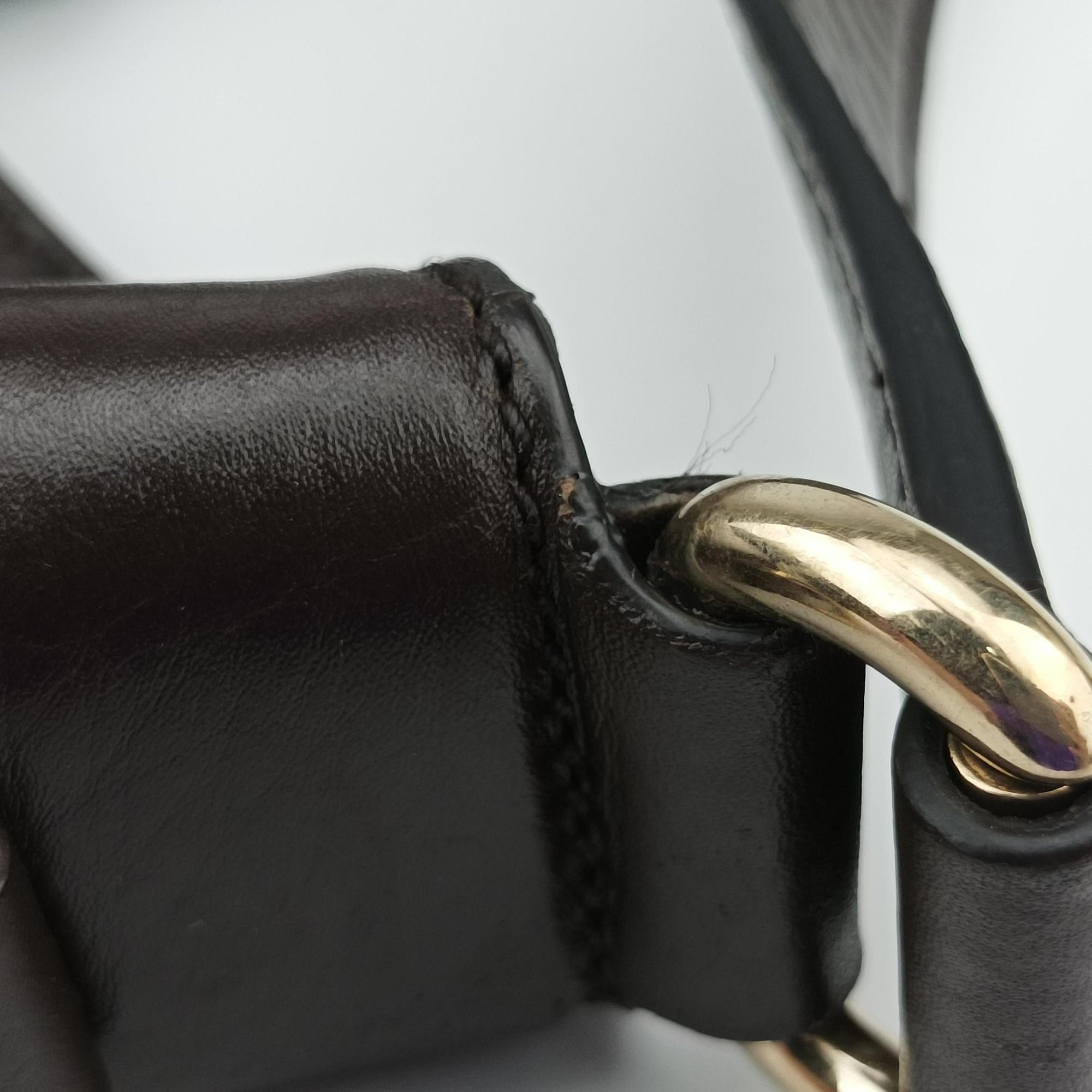 Vintage Gucci Dressage Web Hobo Brown leather 296851 shoulderbag | stylenewstar