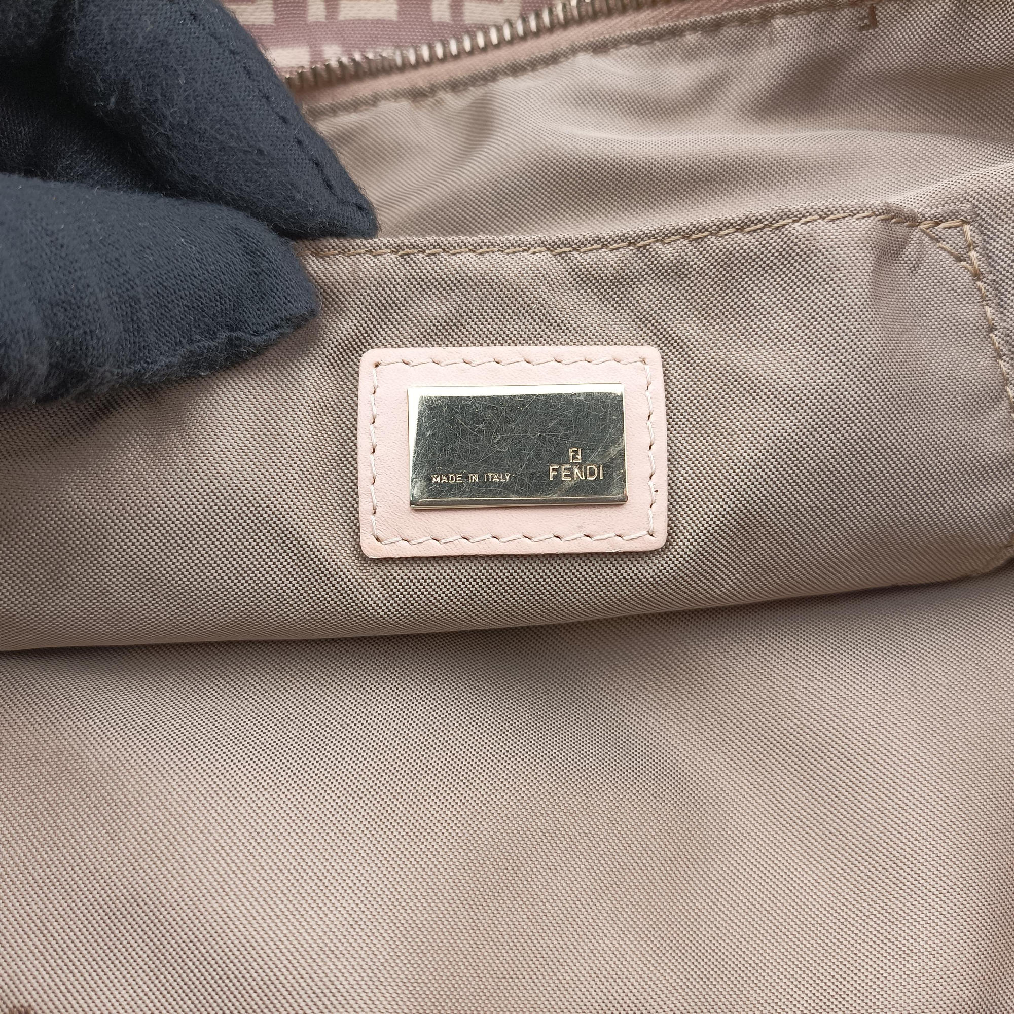 Vintage Fendi Zucchino Beige Canvas × Leather 8BH138 handbag | stylenewstar