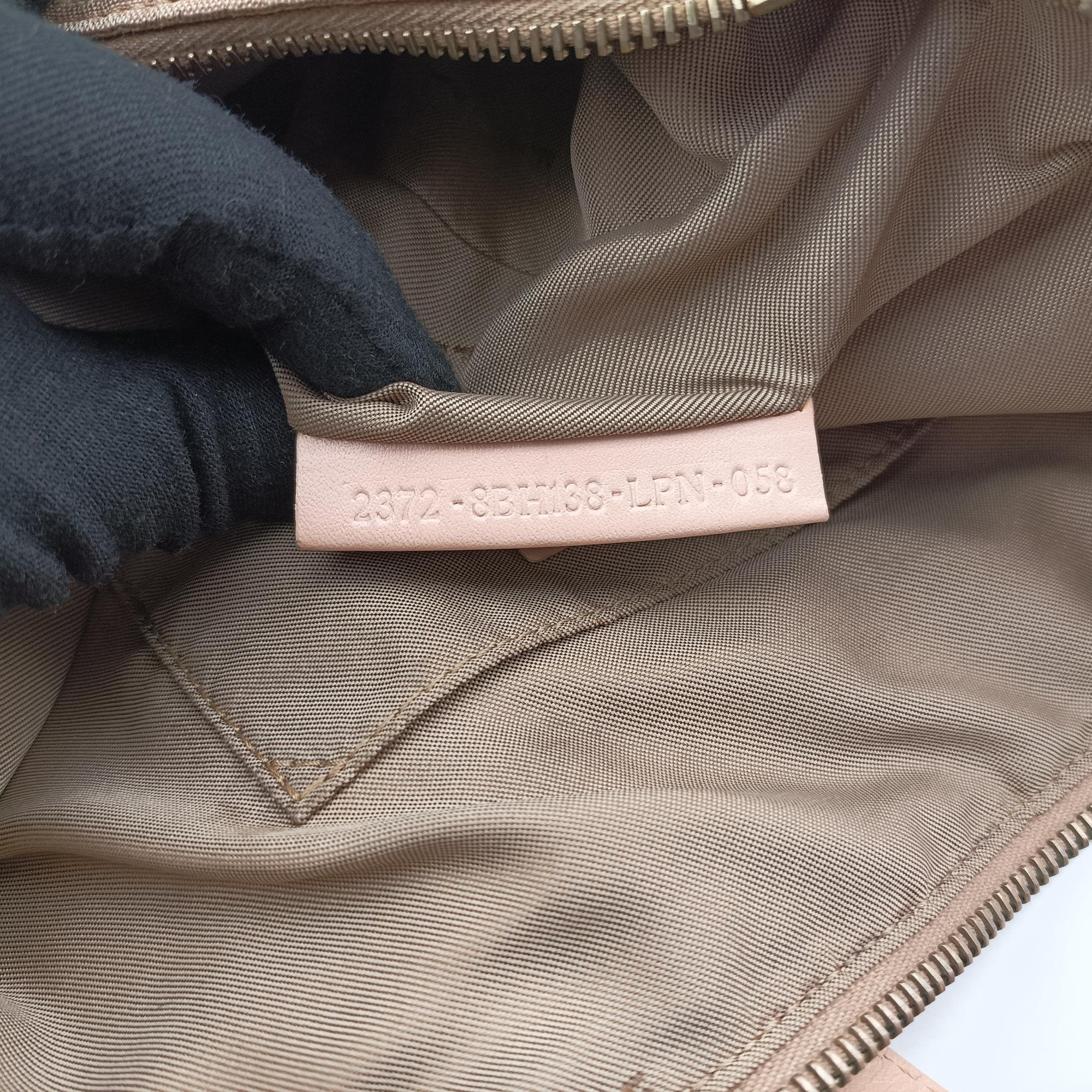 Vintage Fendi Zucchino Beige Canvas × Leather 8BH138 handbag | stylenewstar