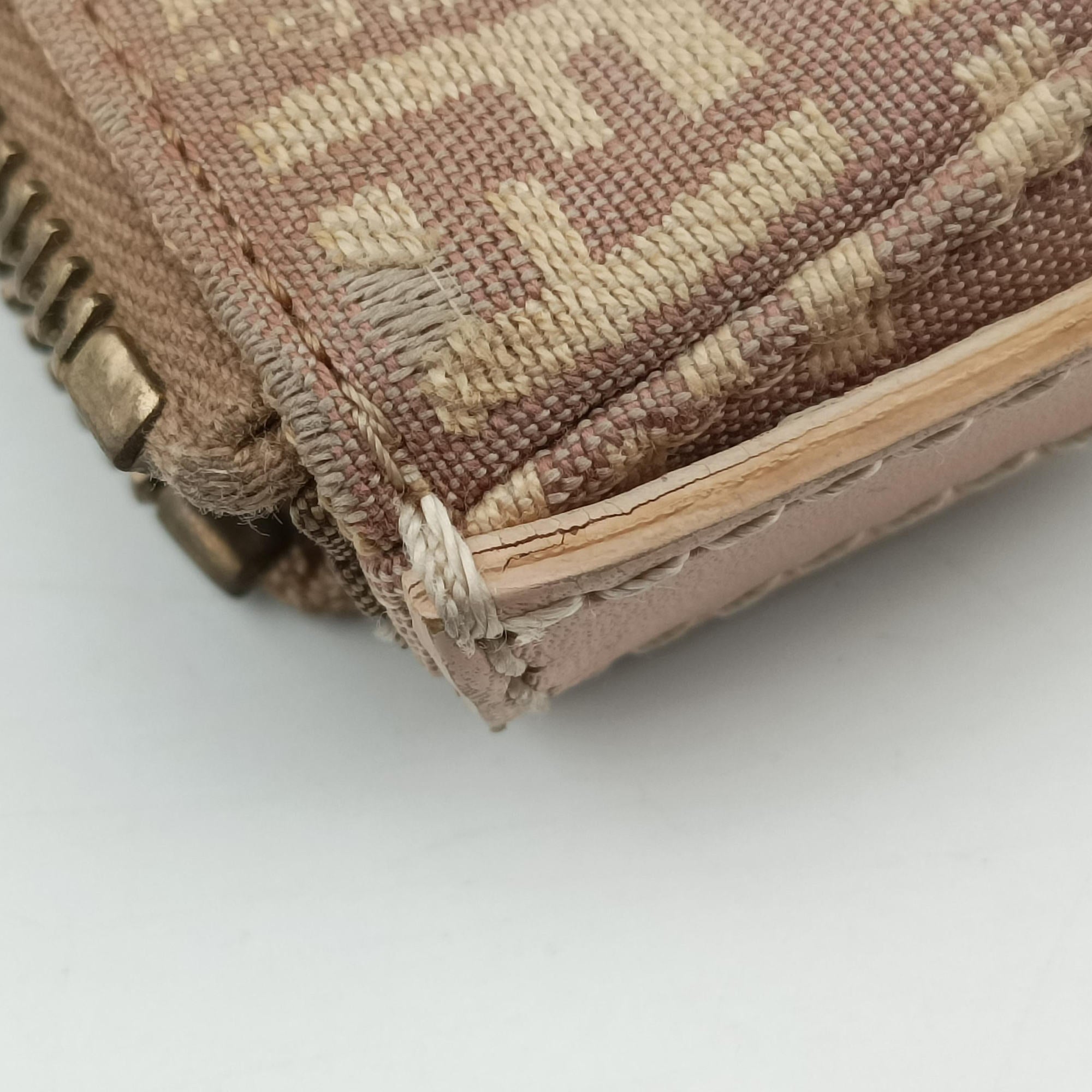 Vintage Fendi Zucchino Beige Canvas × Leather 8BH138 handbag | stylenewstar