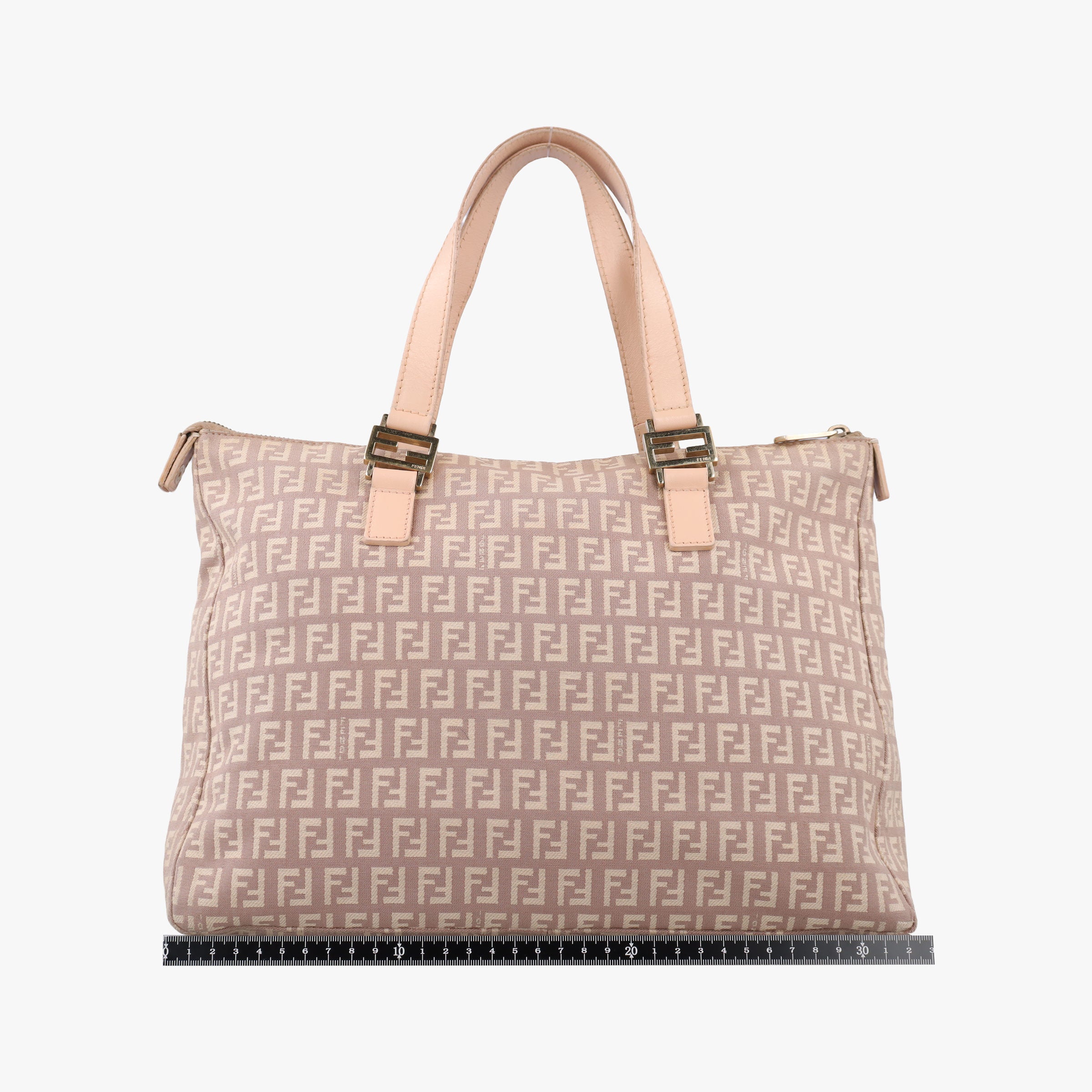 Vintage Fendi Zucchino Beige Canvas × Leather 8BH138 handbag | stylenewstar