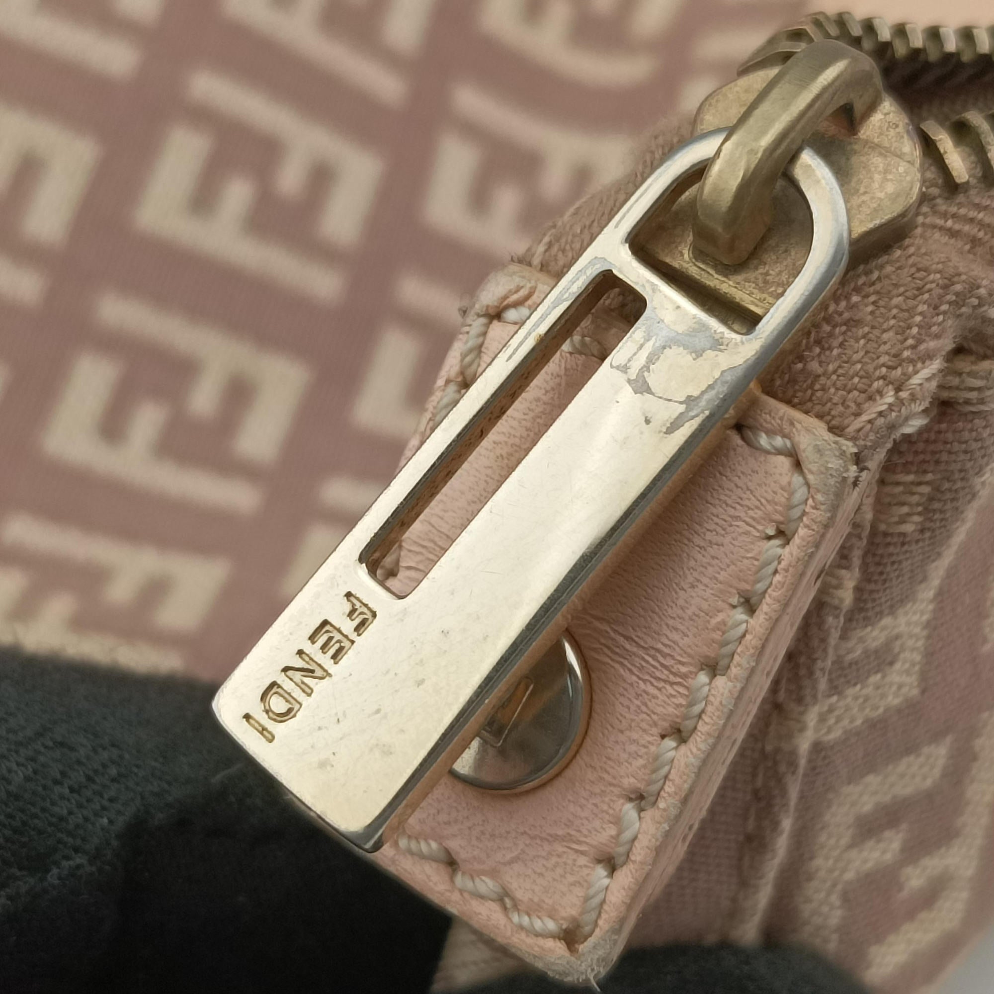 Vintage Fendi Zucchino Beige Canvas × Leather 8BH138 handbag | stylenewstar