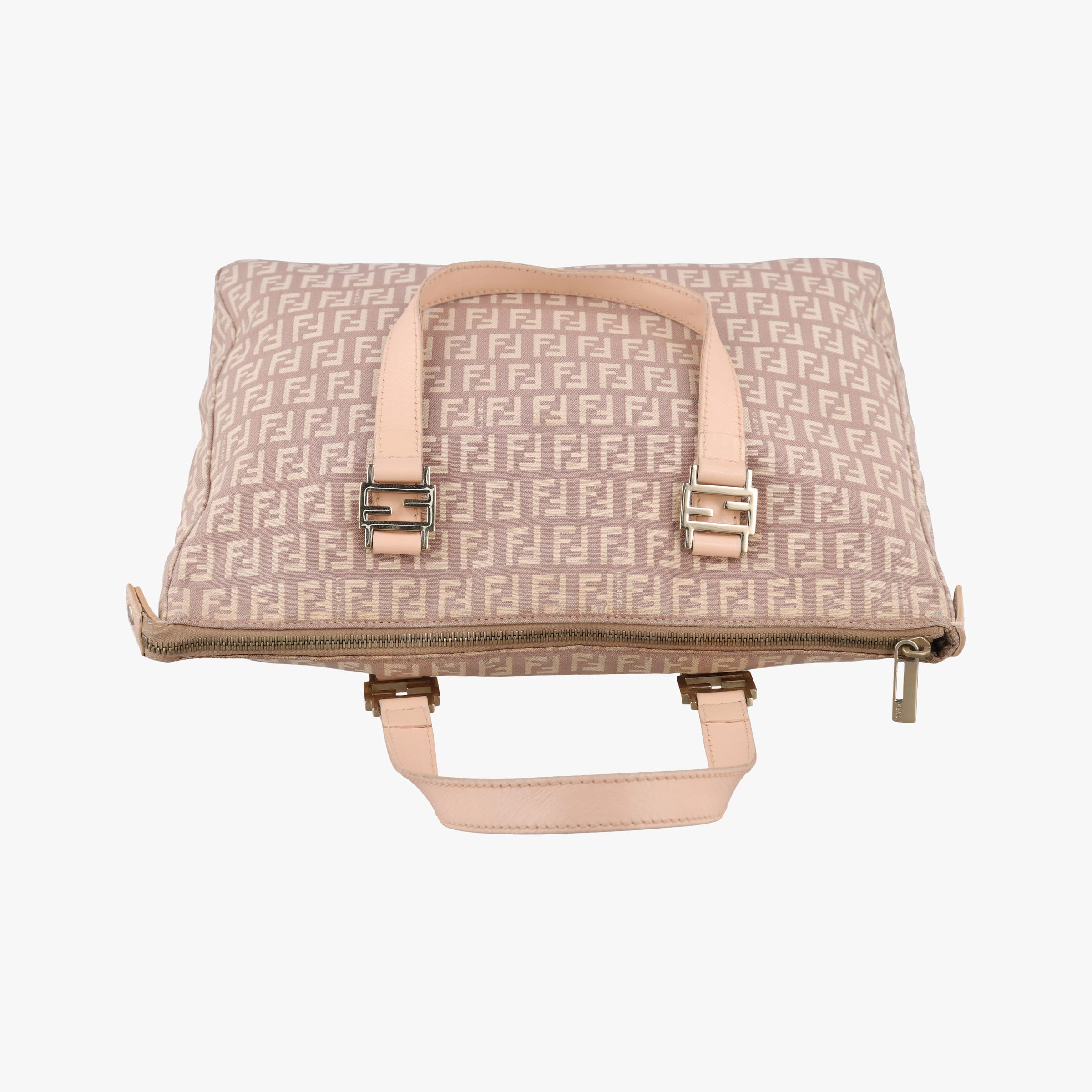 Vintage Fendi Zucchino Beige Canvas × Leather 8BH138 handbag | stylenewstar