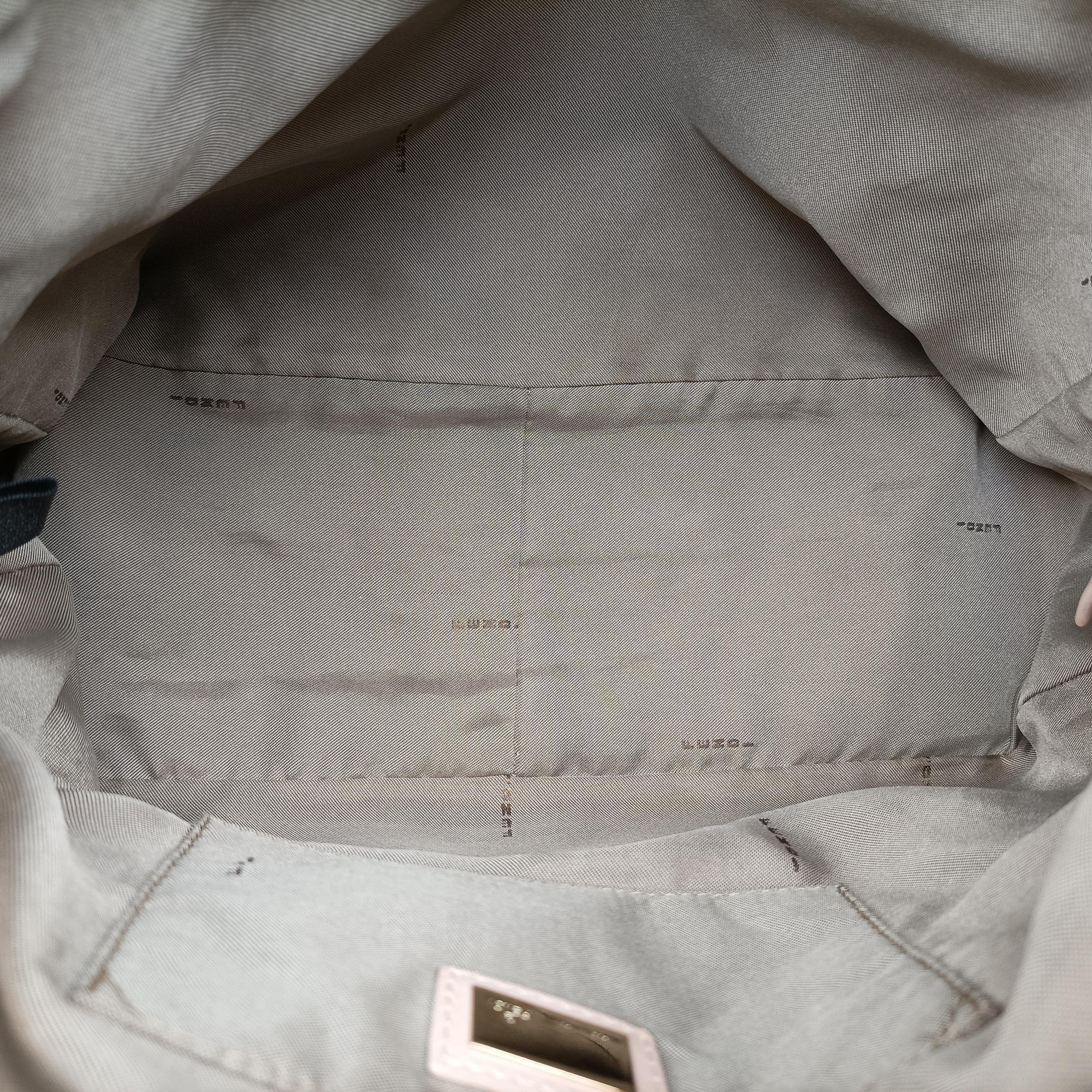 Vintage Fendi Zucchino Beige Canvas × Leather 8BH138 handbag | stylenewstar