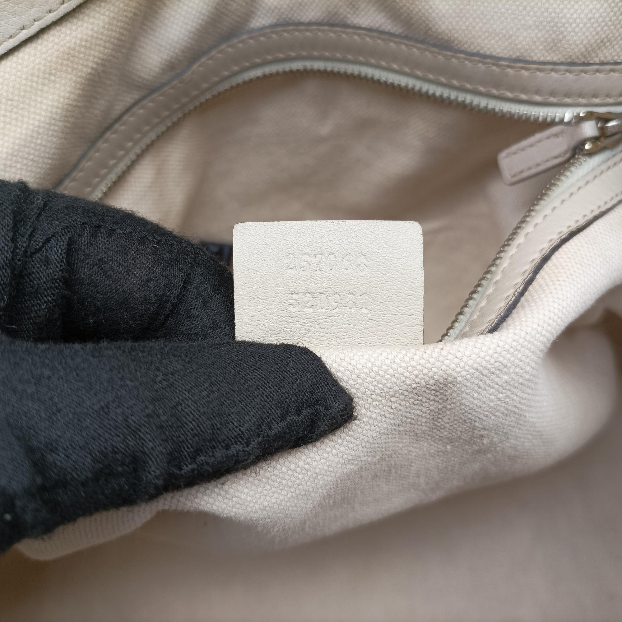 Pre-owned Gucci Lovely White Leather 257068 handbag | stylenewstar