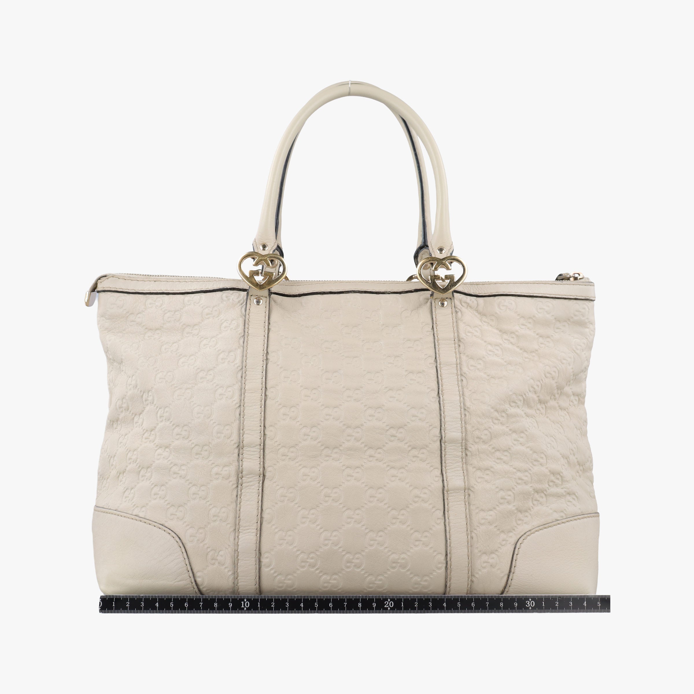 Pre-owned Gucci Lovely White Leather 257068 handbag | stylenewstar