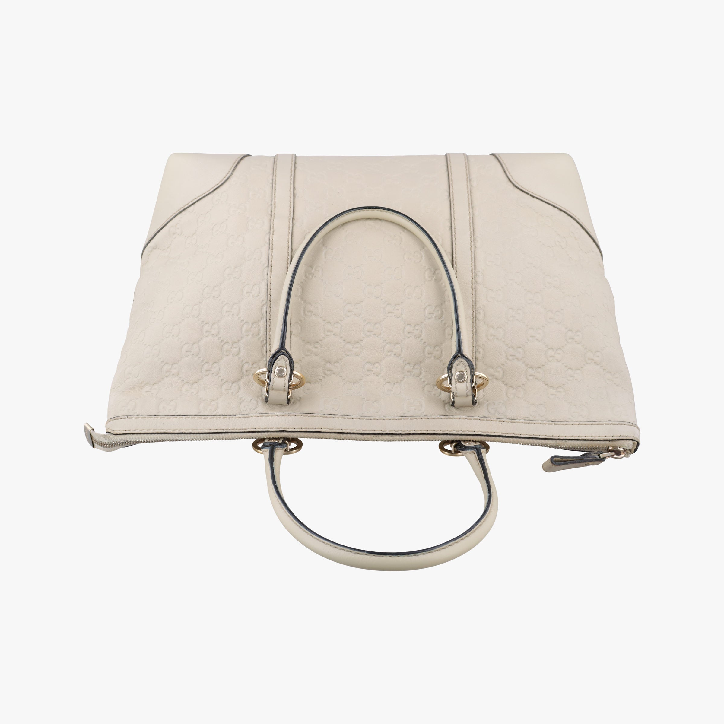Pre-owned Gucci Lovely White Leather 257068 handbag | stylenewstar