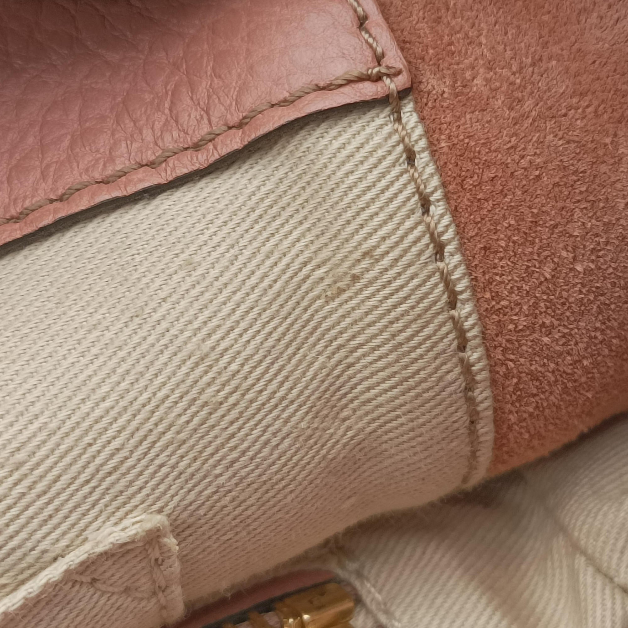 Pre-owned Chloe FAYE mini Brown Suede × leather  backpack/rucksack | stylenewstar