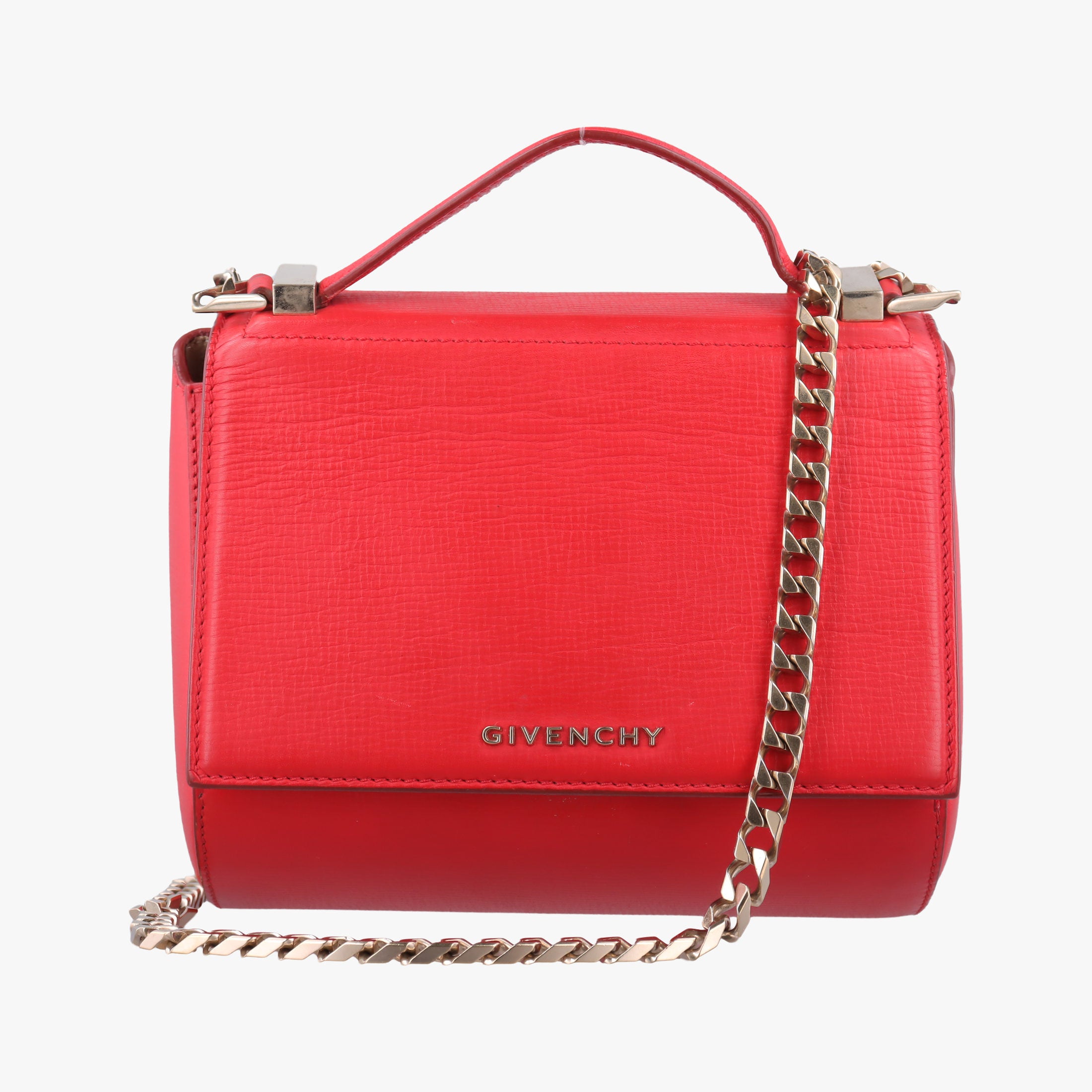 Secondhand Givenchy Pandora Red Leather  shoulderbag | stylenewstar
