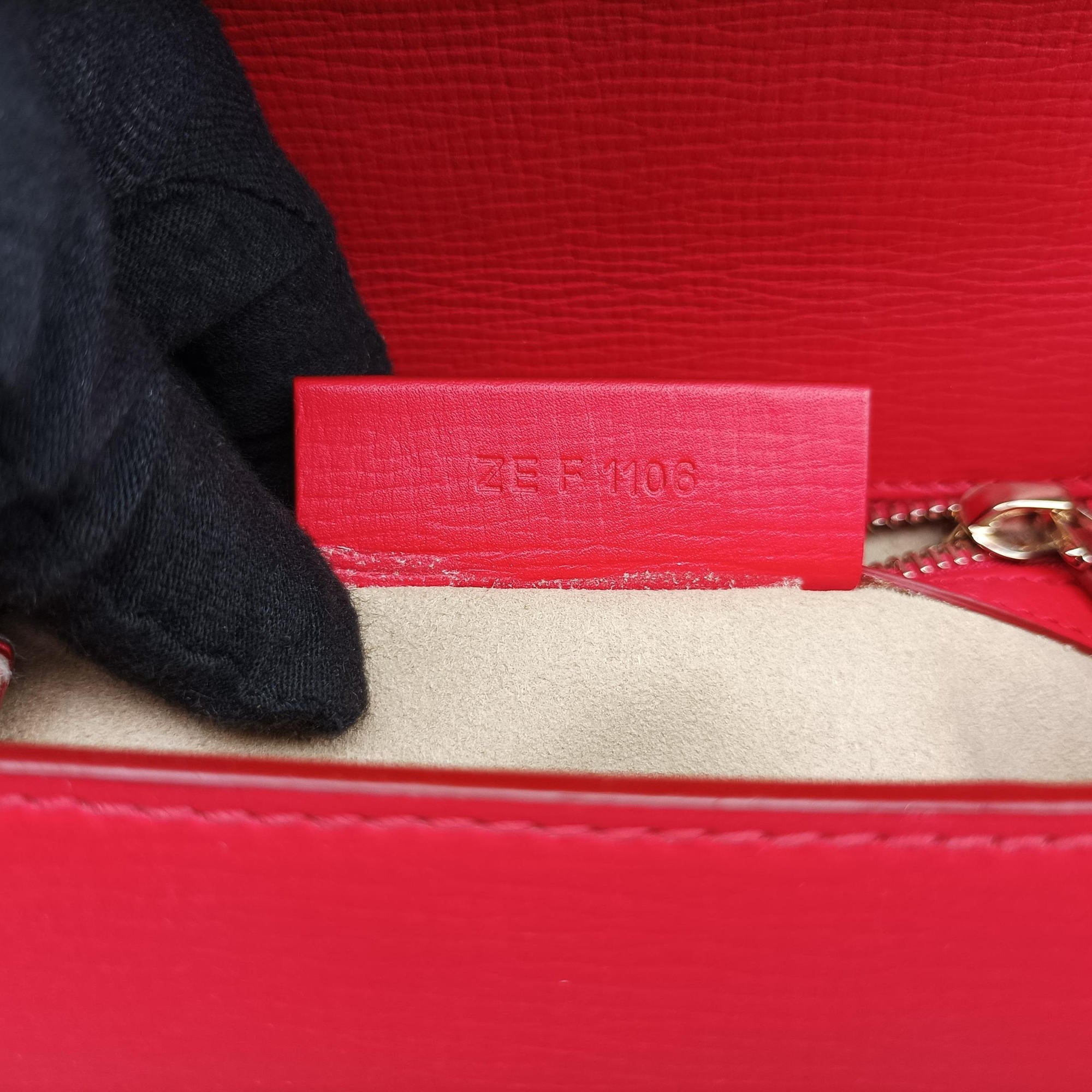 Secondhand Givenchy Pandora Red Leather  shoulderbag | stylenewstar