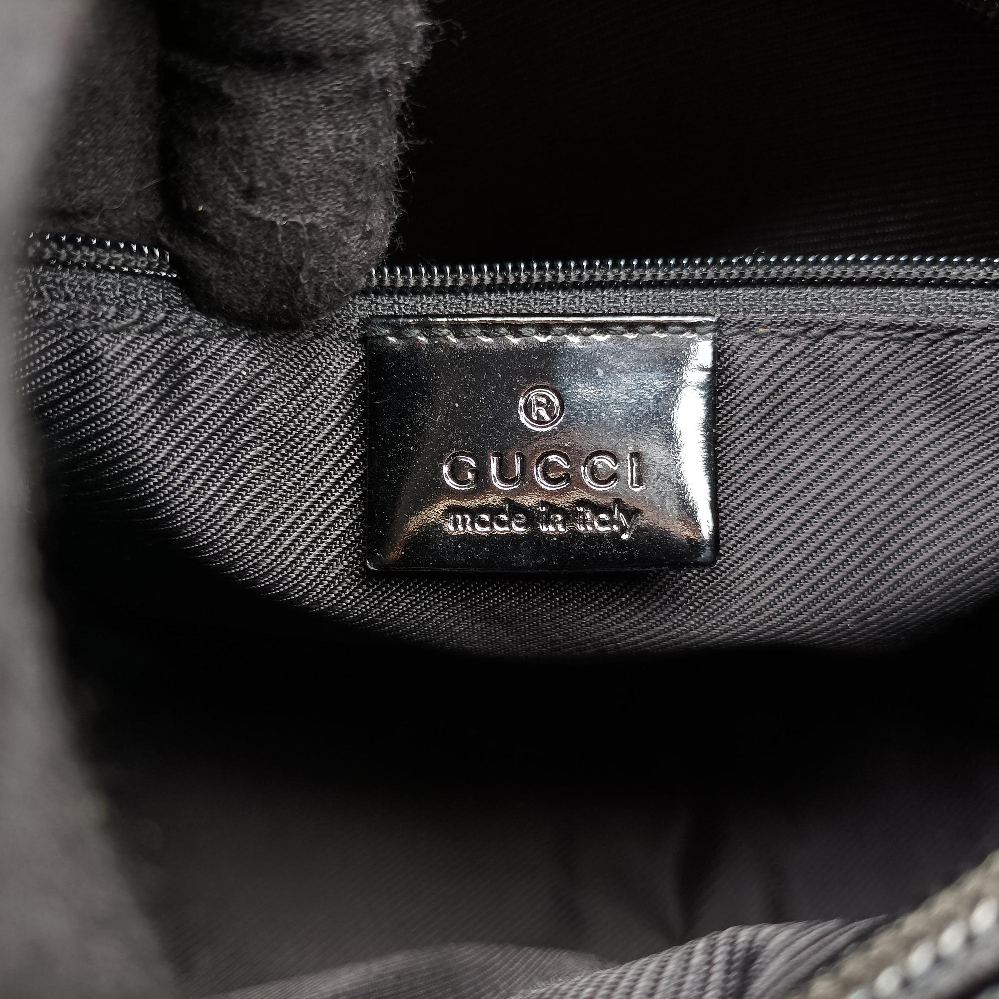 Vintage Gucci Hobo Black canvas 001.42 handbag | stylenewstar