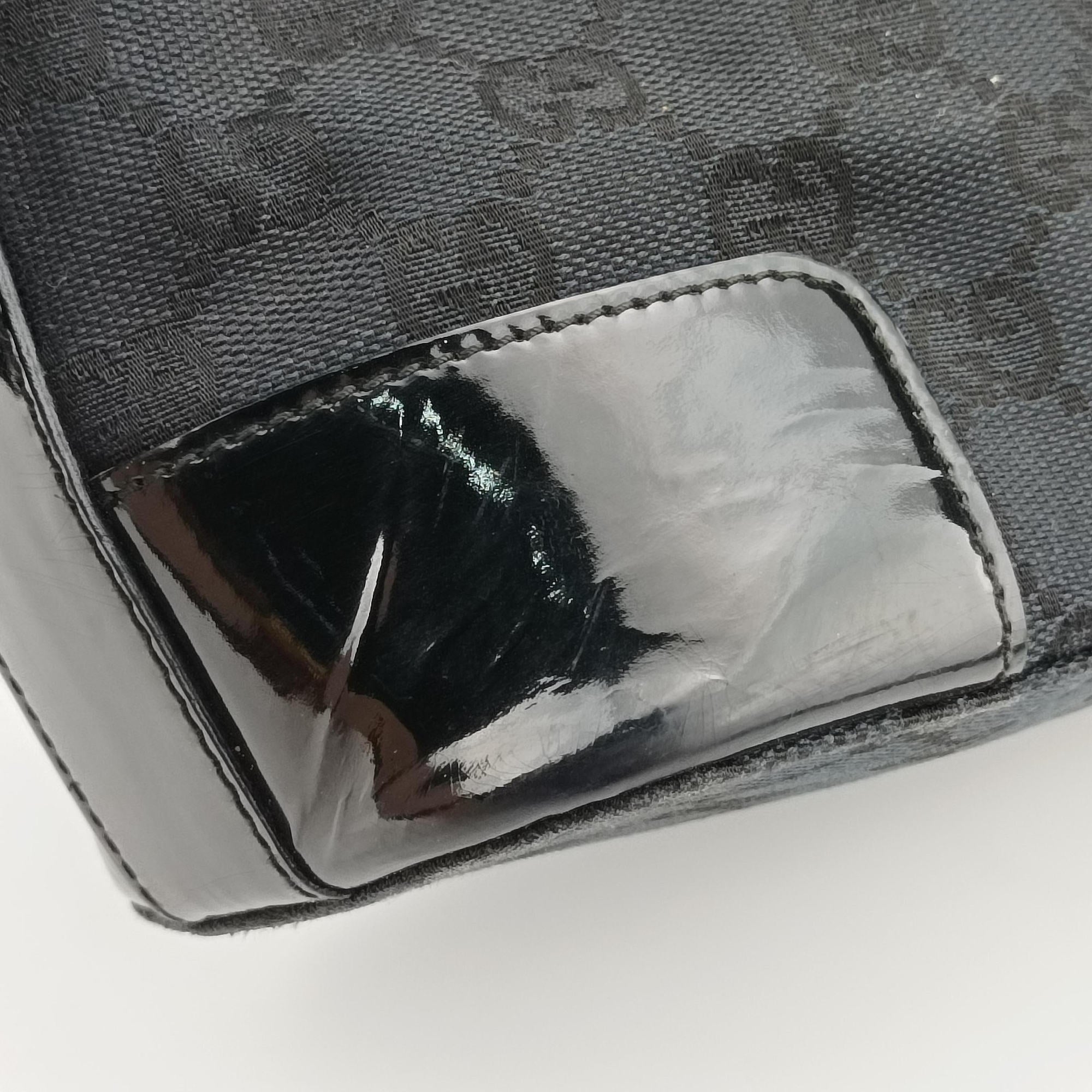 Vintage Gucci Hobo Black canvas 001.42 handbag | stylenewstar