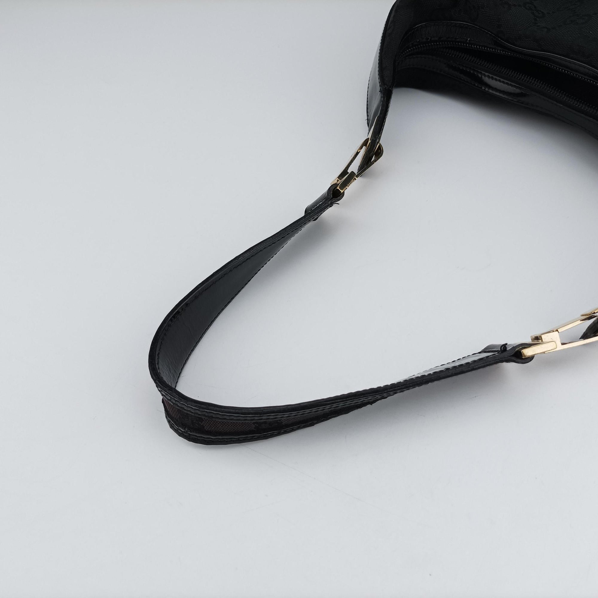 Vintage Gucci Hobo Black canvas 001.42 handbag | stylenewstar