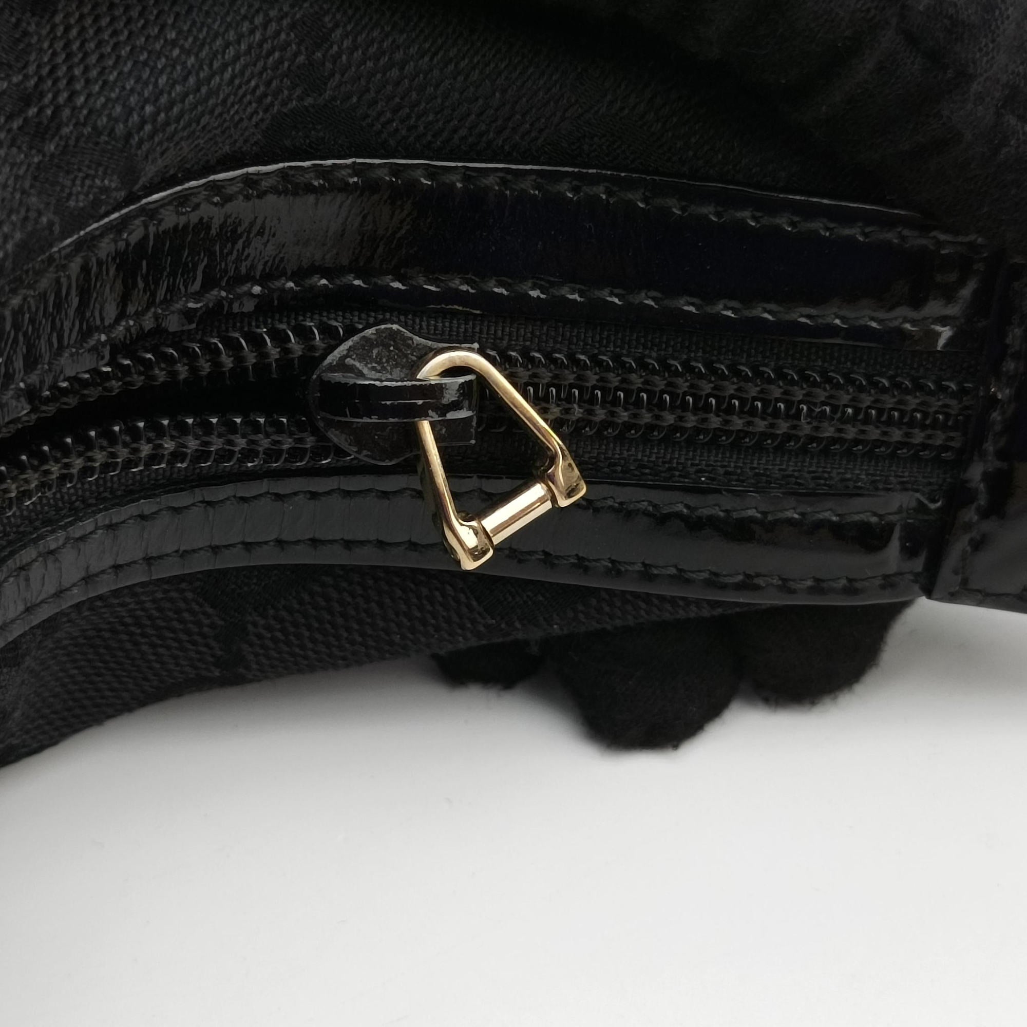 Vintage Gucci Hobo Black canvas 001.42 handbag | stylenewstar