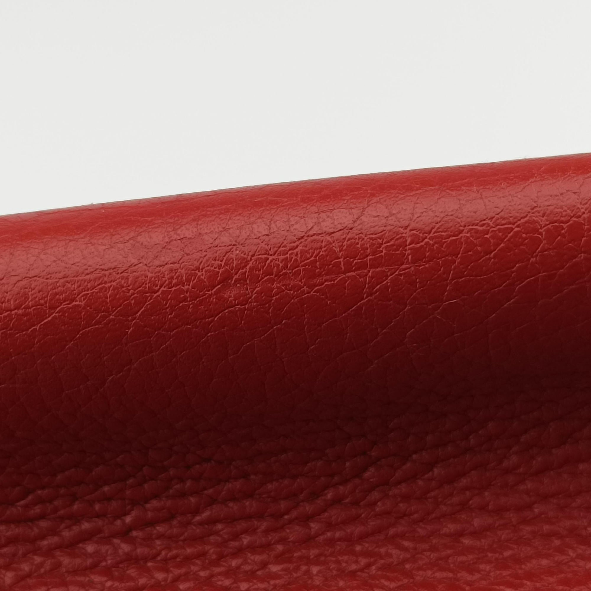 Pre-owned Fendi Small By The Way Red Leather 8BL124 shoulderbag | stylenewstar
