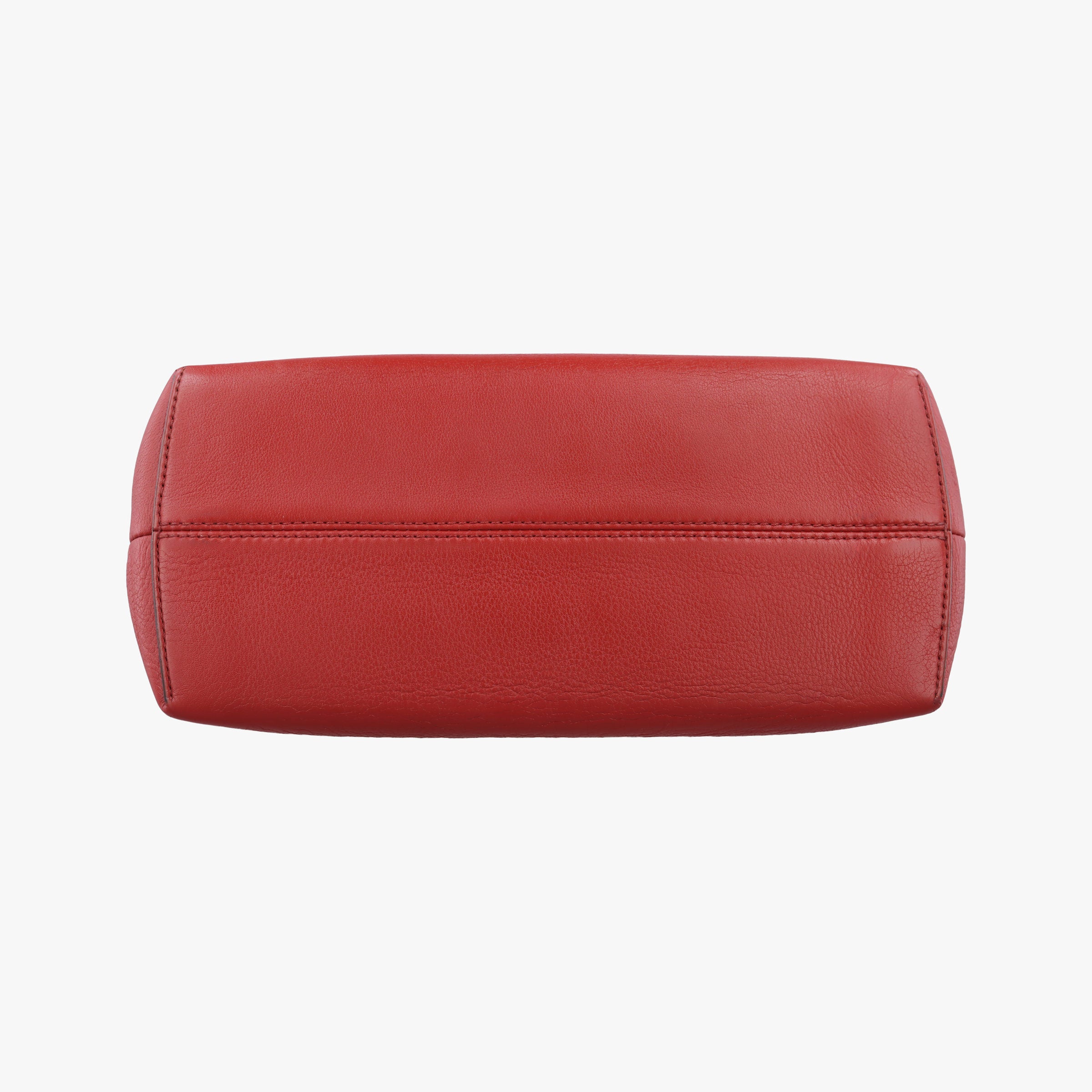 Pre-owned Fendi Small By The Way Red Leather 8BL124 shoulderbag | stylenewstar