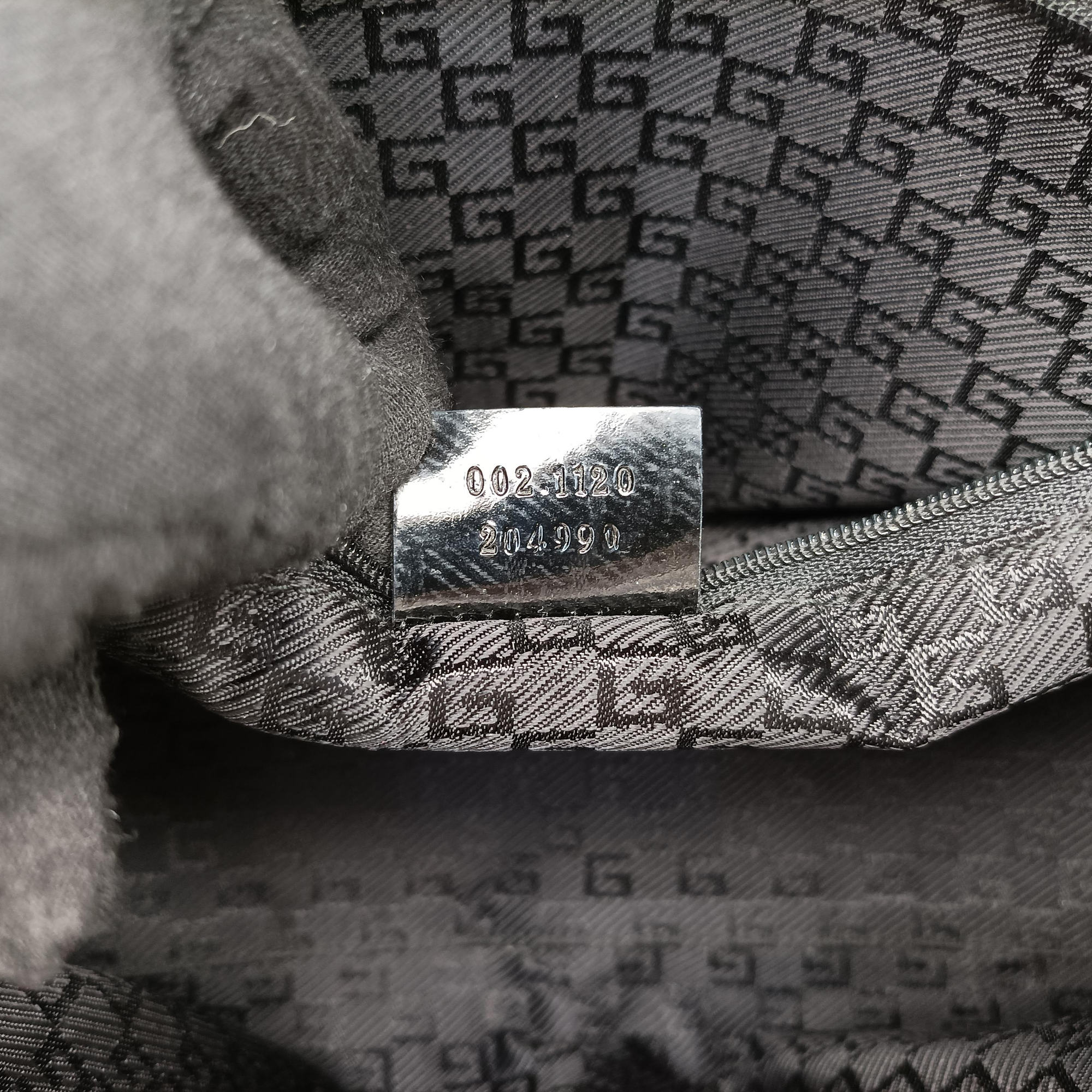 Pre-owned Gucci Jackie White × Black Leather 002.11 shoulderbag | stylenewstar