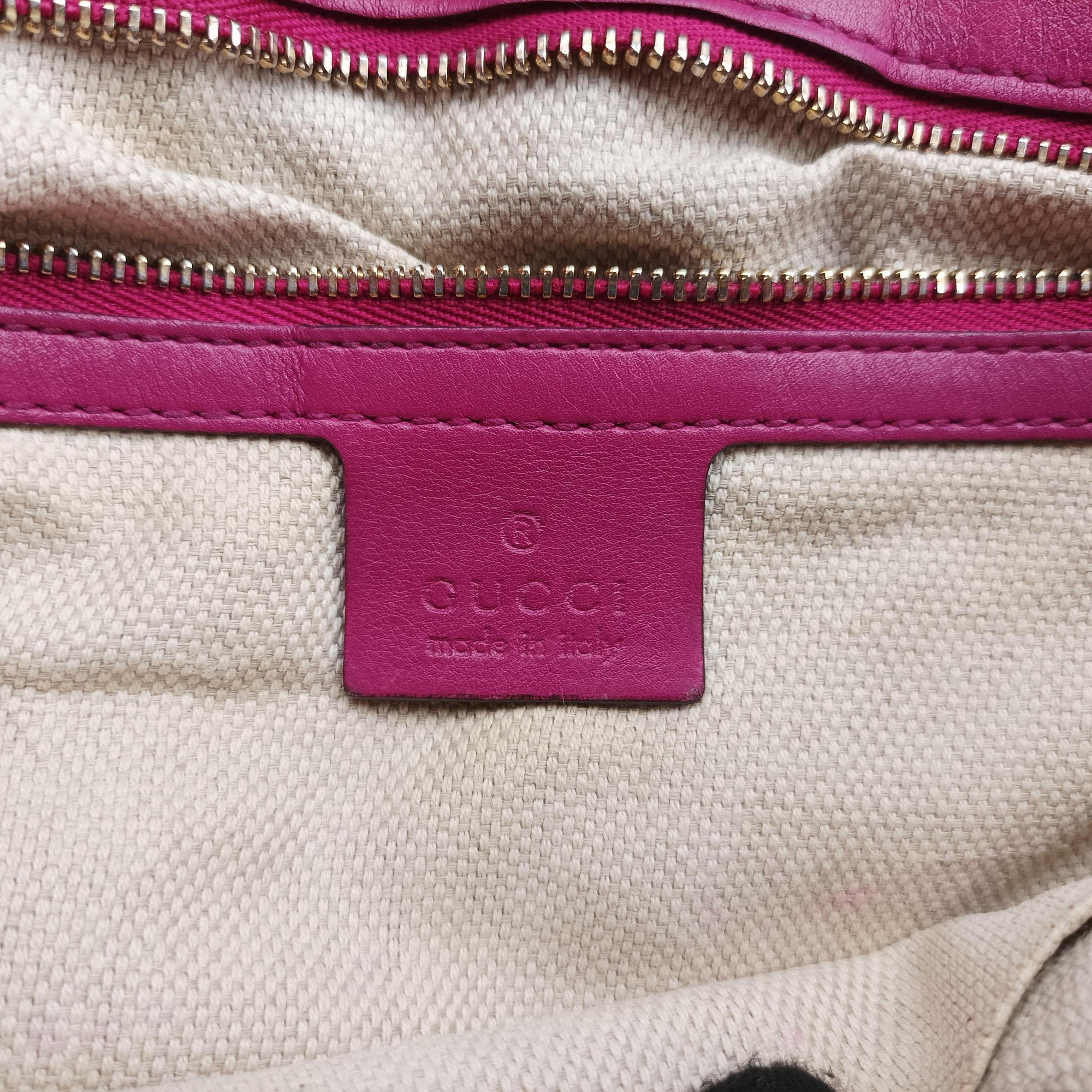 Pre-owned Gucci Soho Rose Patent Leather 336752 shoulderbag | stylenewstar