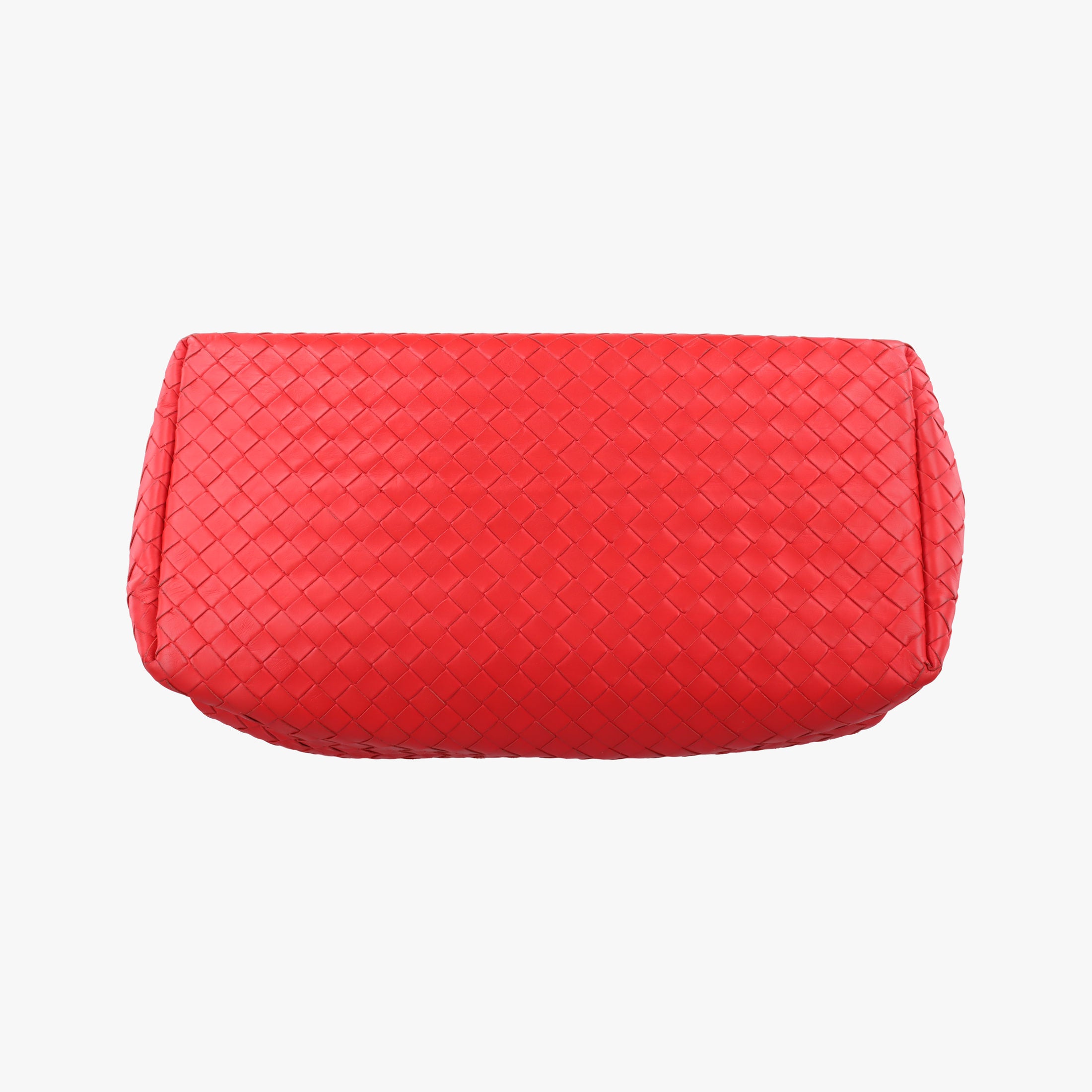 Secondhand Bottega Veneta Roma Intrecciato Red lambskin  shoulderbag | stylenewstar