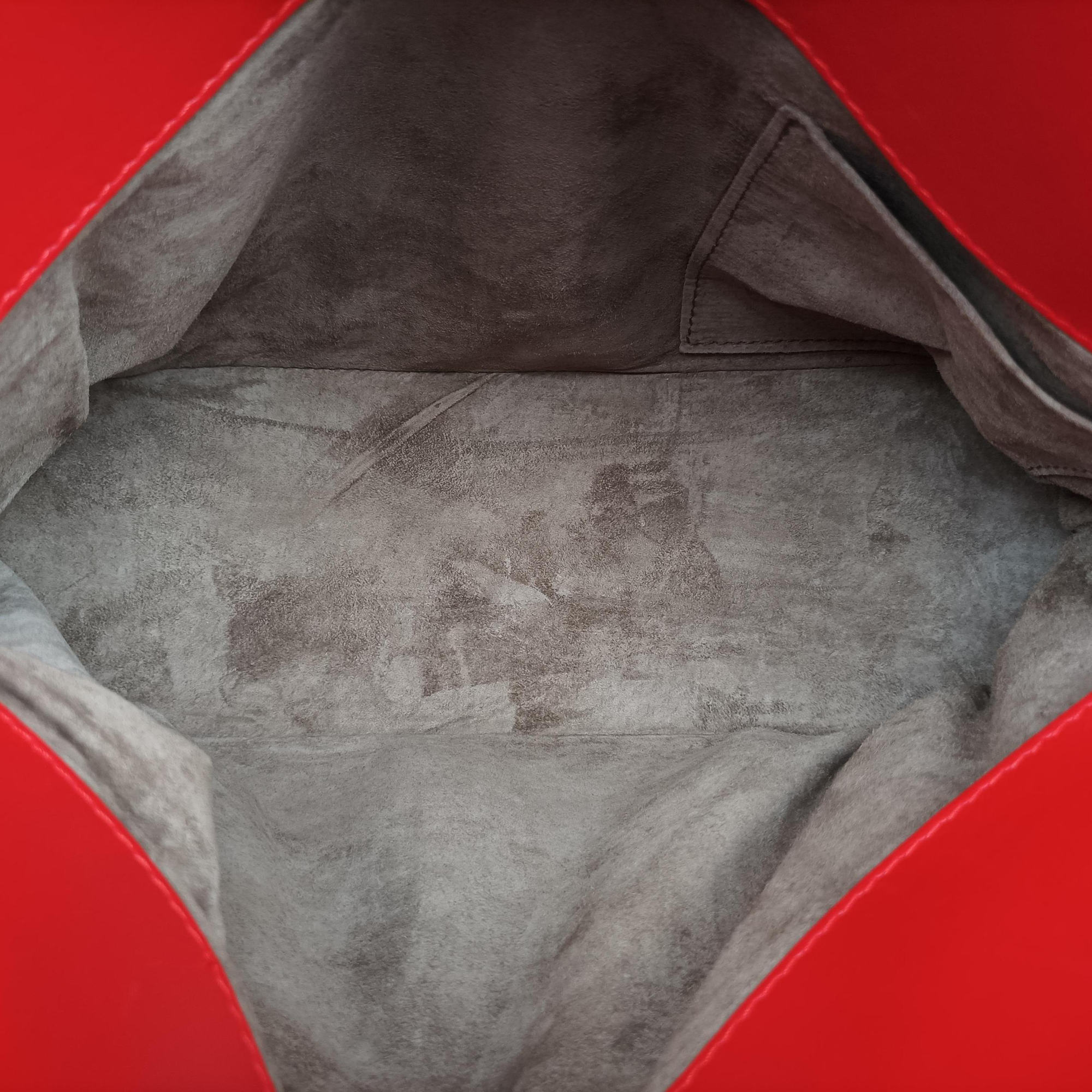 Secondhand Bottega Veneta Roma Intrecciato Red lambskin  shoulderbag | stylenewstar