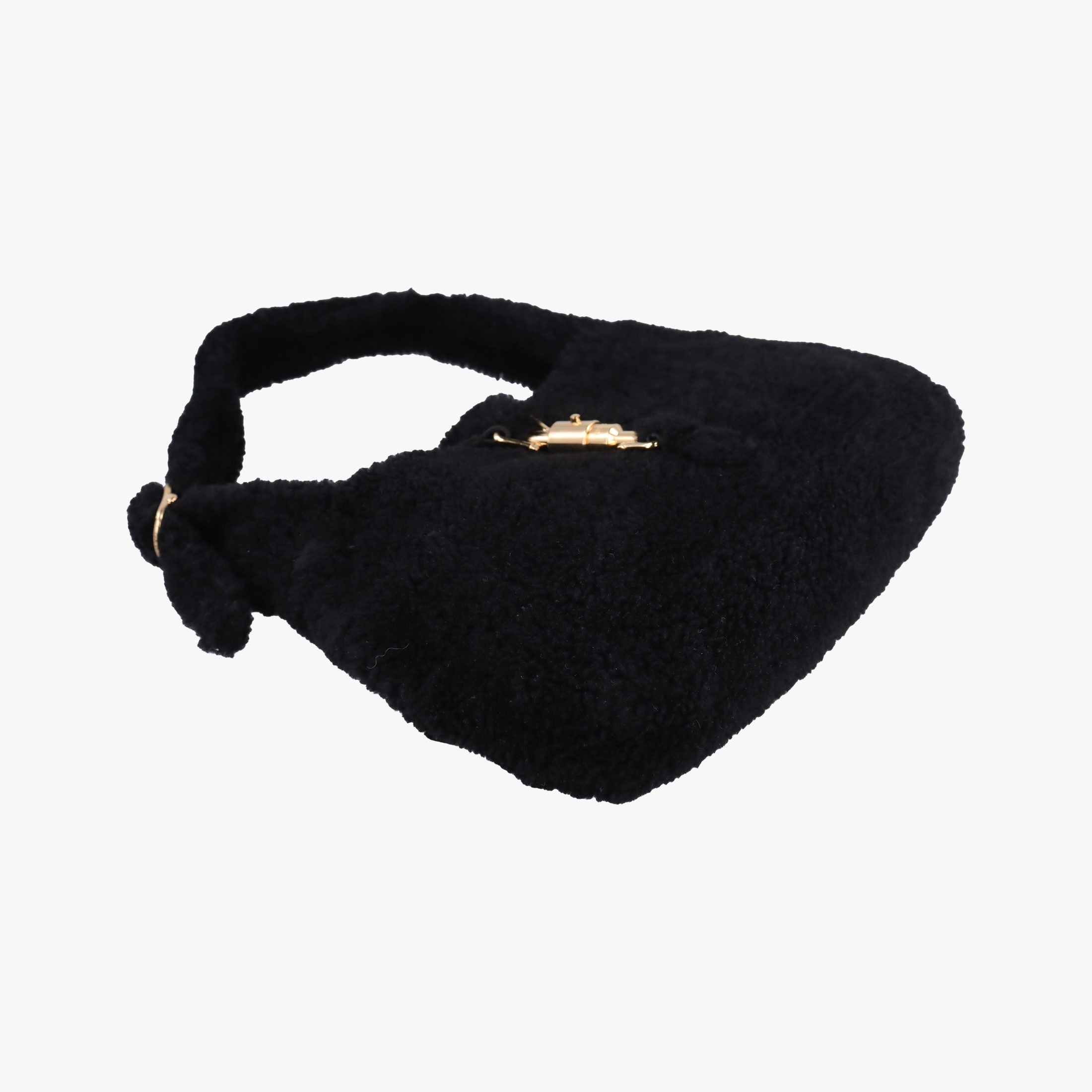 Vintage Gucci JACKIE 1961 Black Fur 636709 shoulderbag | stylenewstar