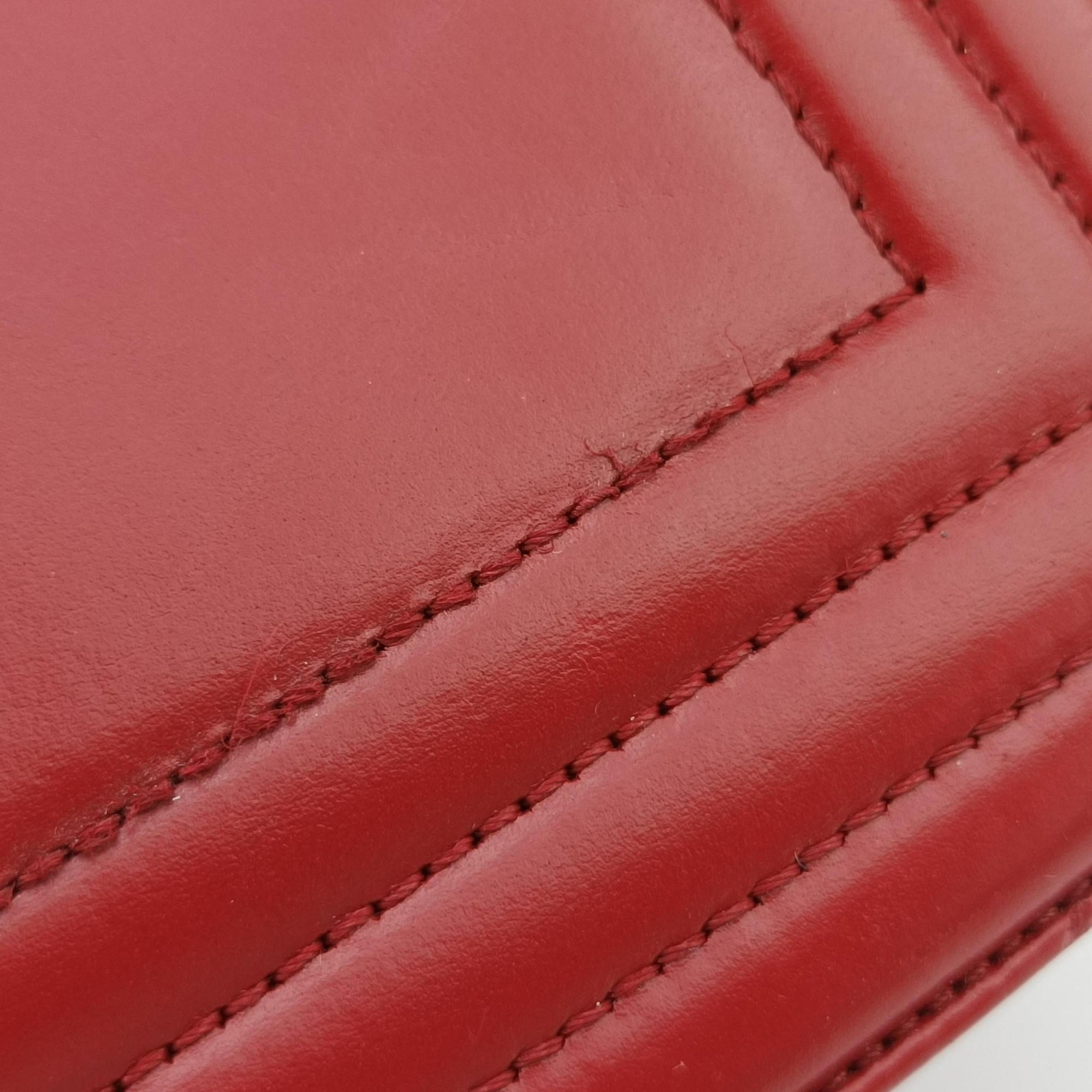Secondhand Chanel Jetsetter Boy Shopping Tote Red Leather A66708 shoulderbag | stylenewstar