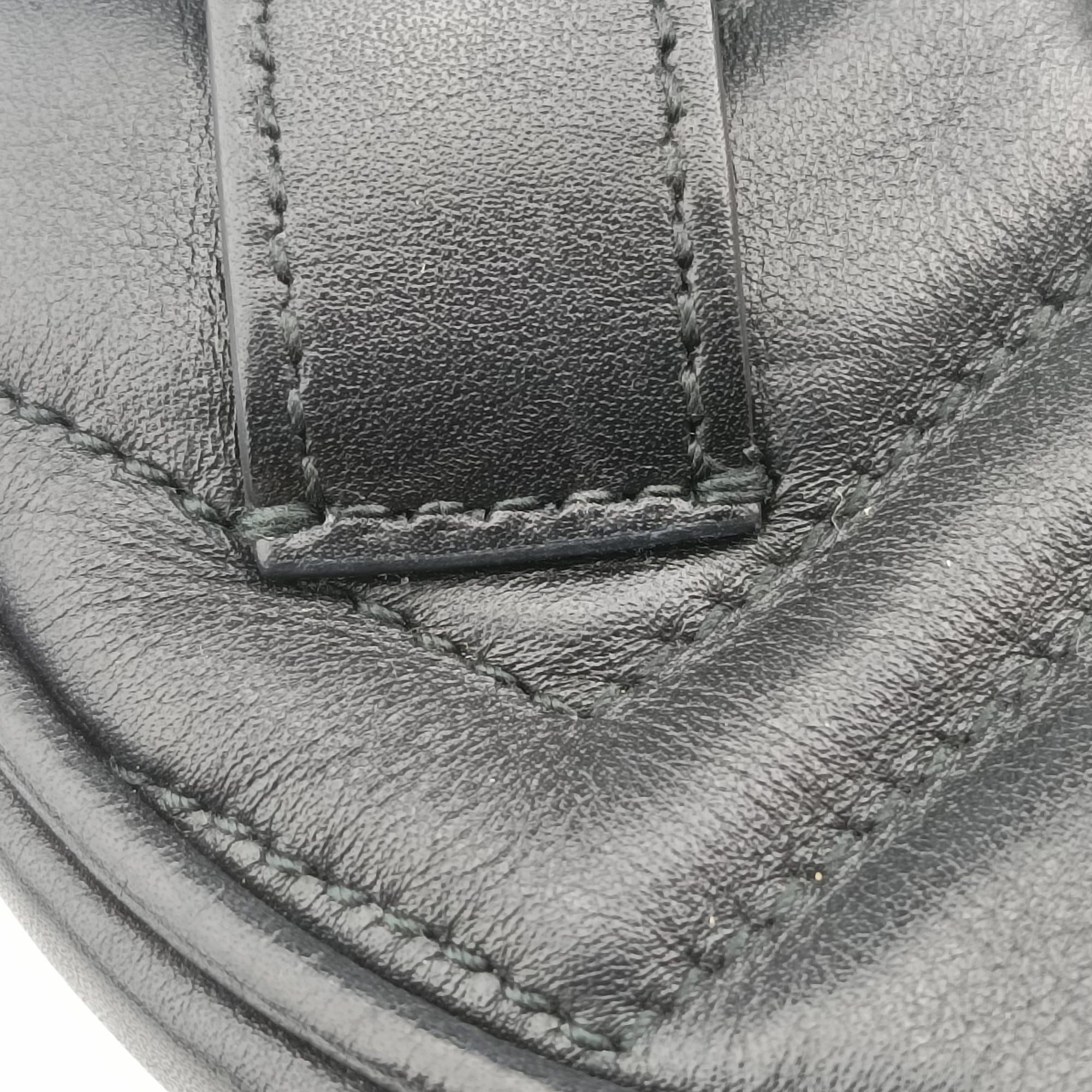 Vintage Gucci GG Marmont Black Leather 476434 bum bag/waist bag | stylenewstar