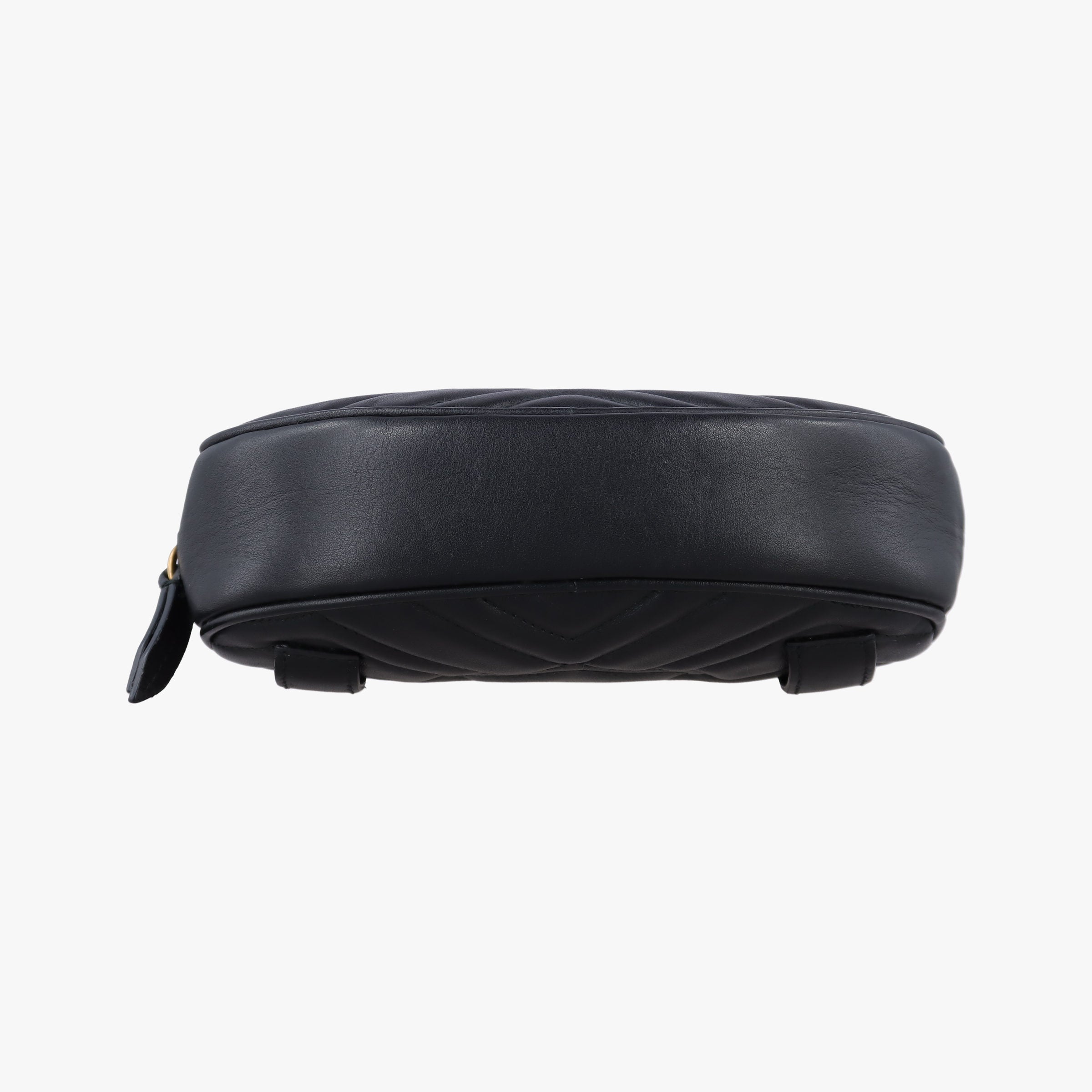 Vintage Gucci GG Marmont Black Leather 476434 bum bag/waist bag | stylenewstar