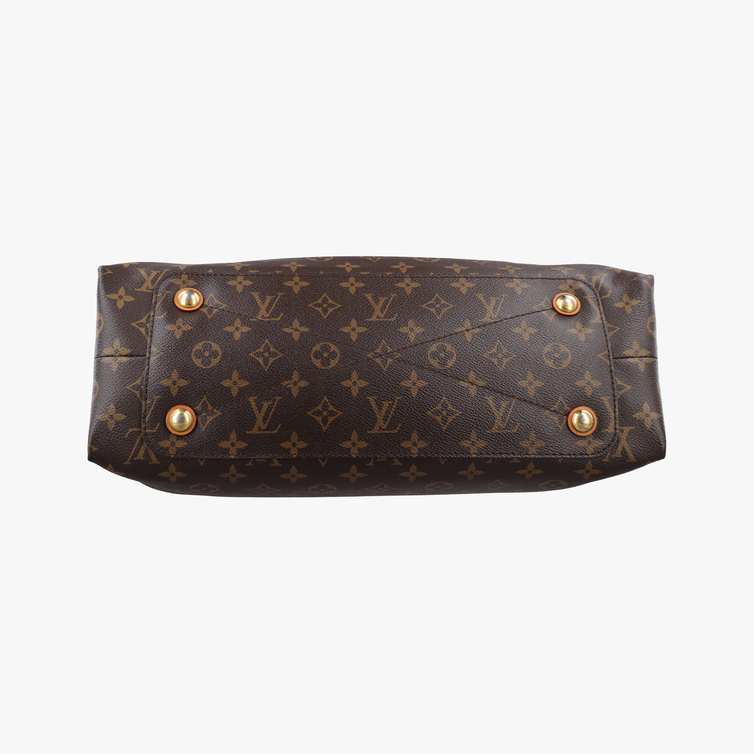 Pre-owned Louis Vuitton OLYMPE Brown×Rouge Monogram Canvas×calf leather M40732 shoulderbag | stylenewstar