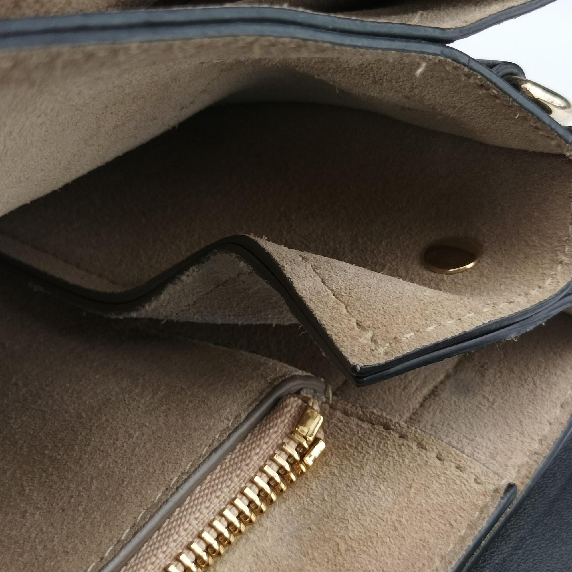 Pre-owned Chloe FAYE Black Suede × leather  shoulderbag | stylenewstar