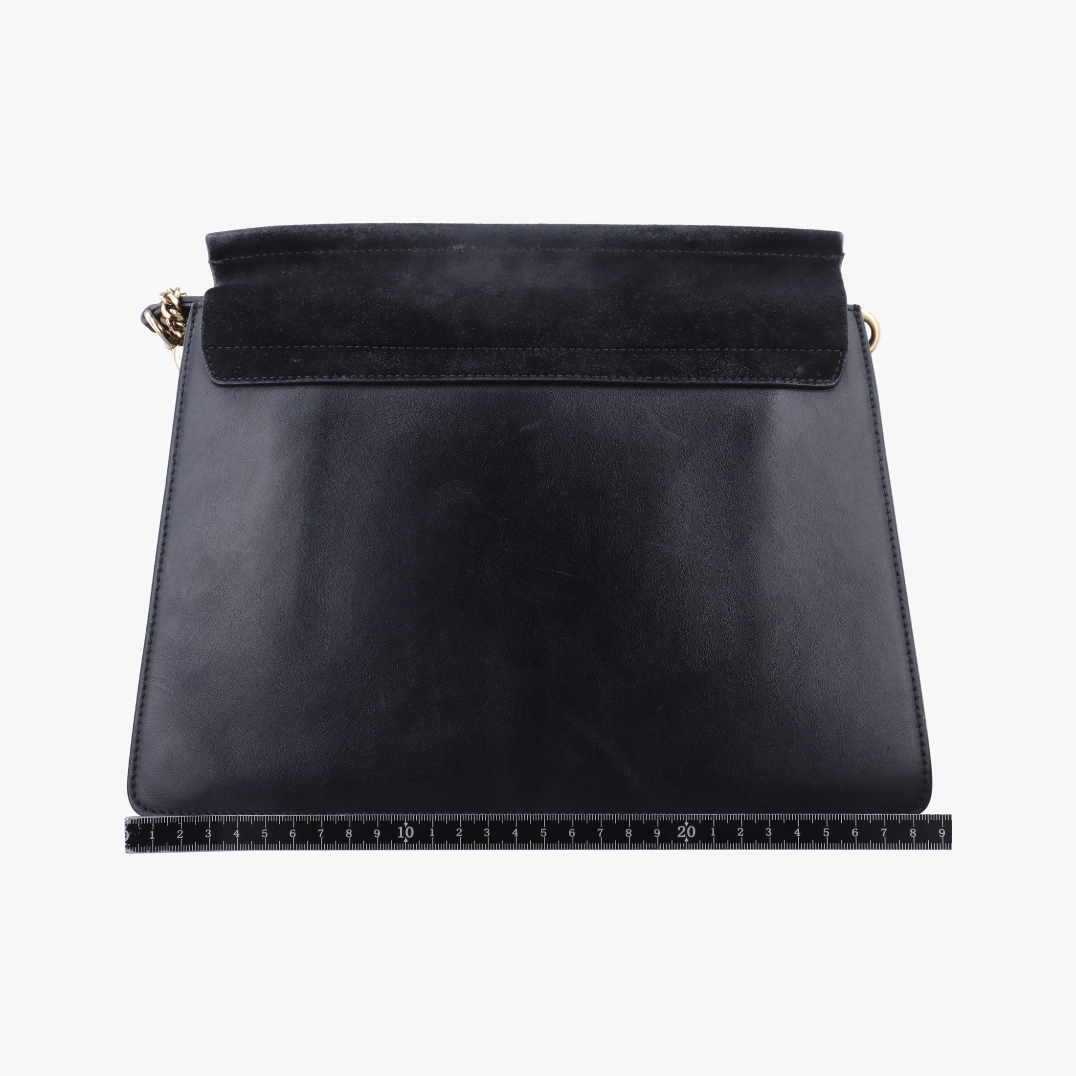 Pre-owned Chloe FAYE Black Suede × leather  shoulderbag | stylenewstar