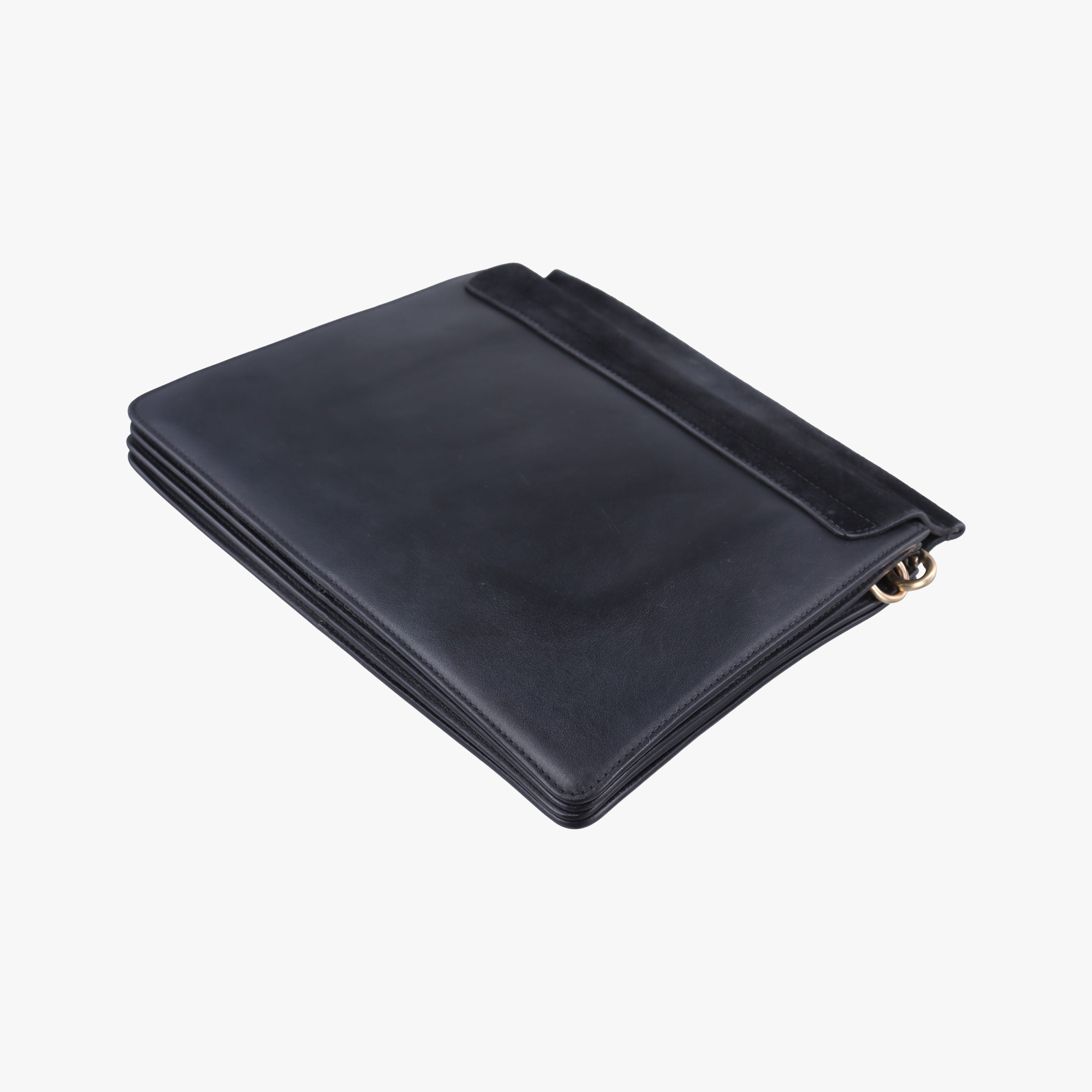 Pre-owned Chloe FAYE Black Suede × leather  shoulderbag | stylenewstar