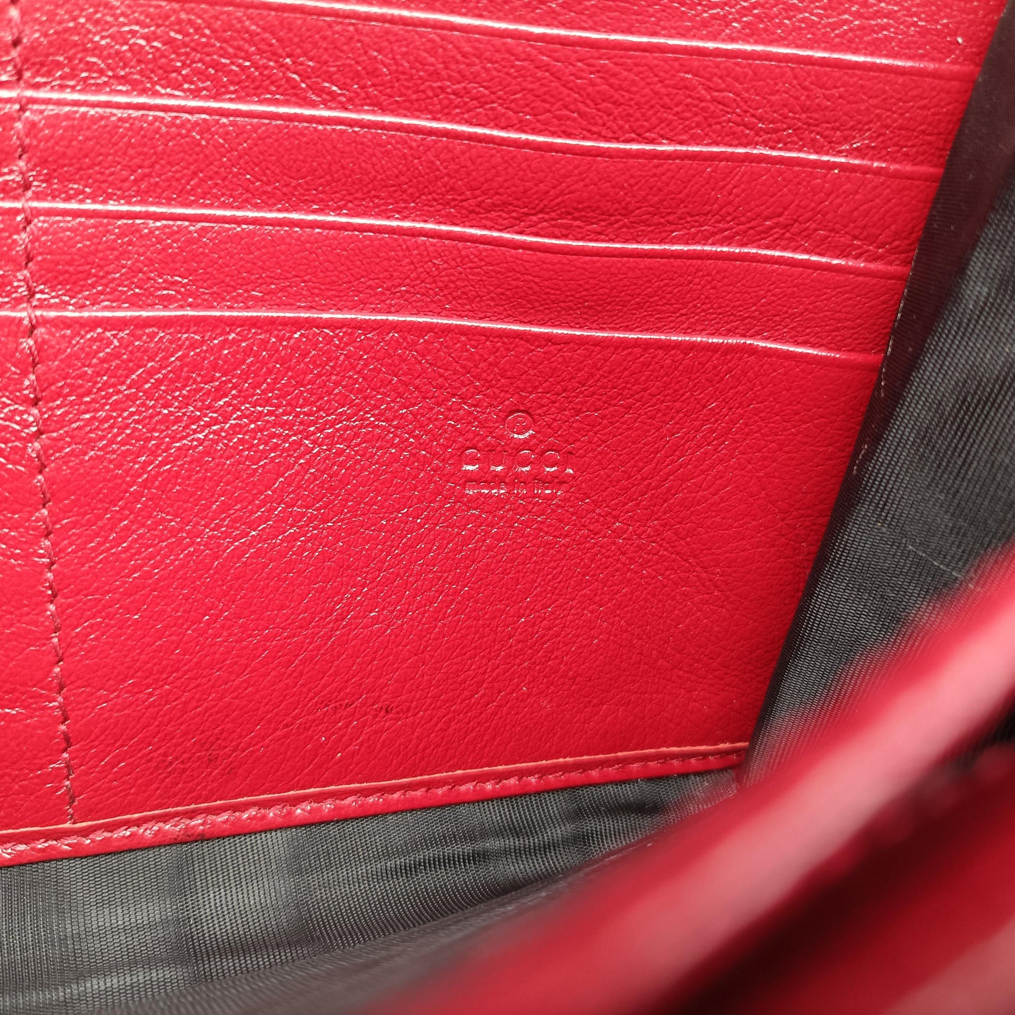 Pre-owned Gucci Dionysus Ivory × Red × Black Tweed×Leather 401231 shoulderbag | stylenewstar