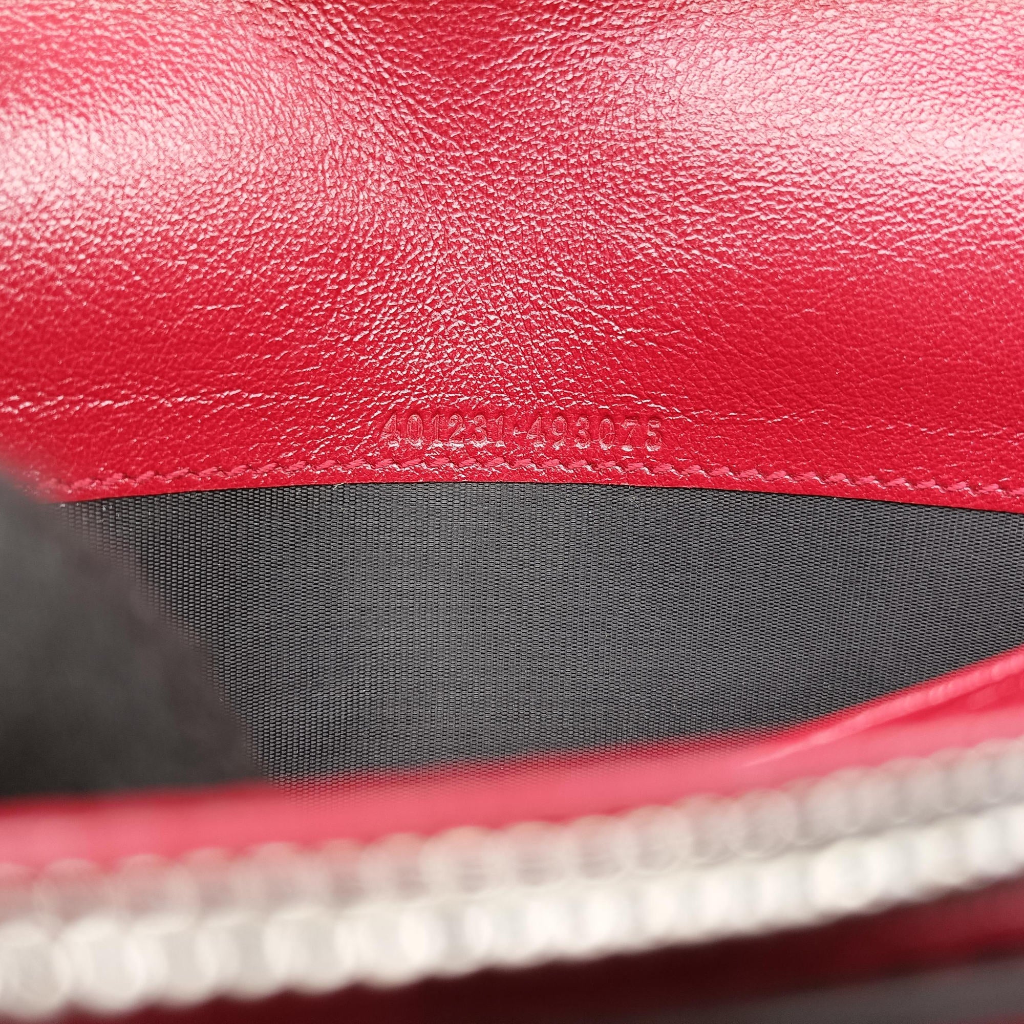 Pre-owned Gucci Dionysus Ivory × Red × Black Tweed×Leather 401231 shoulderbag | stylenewstar