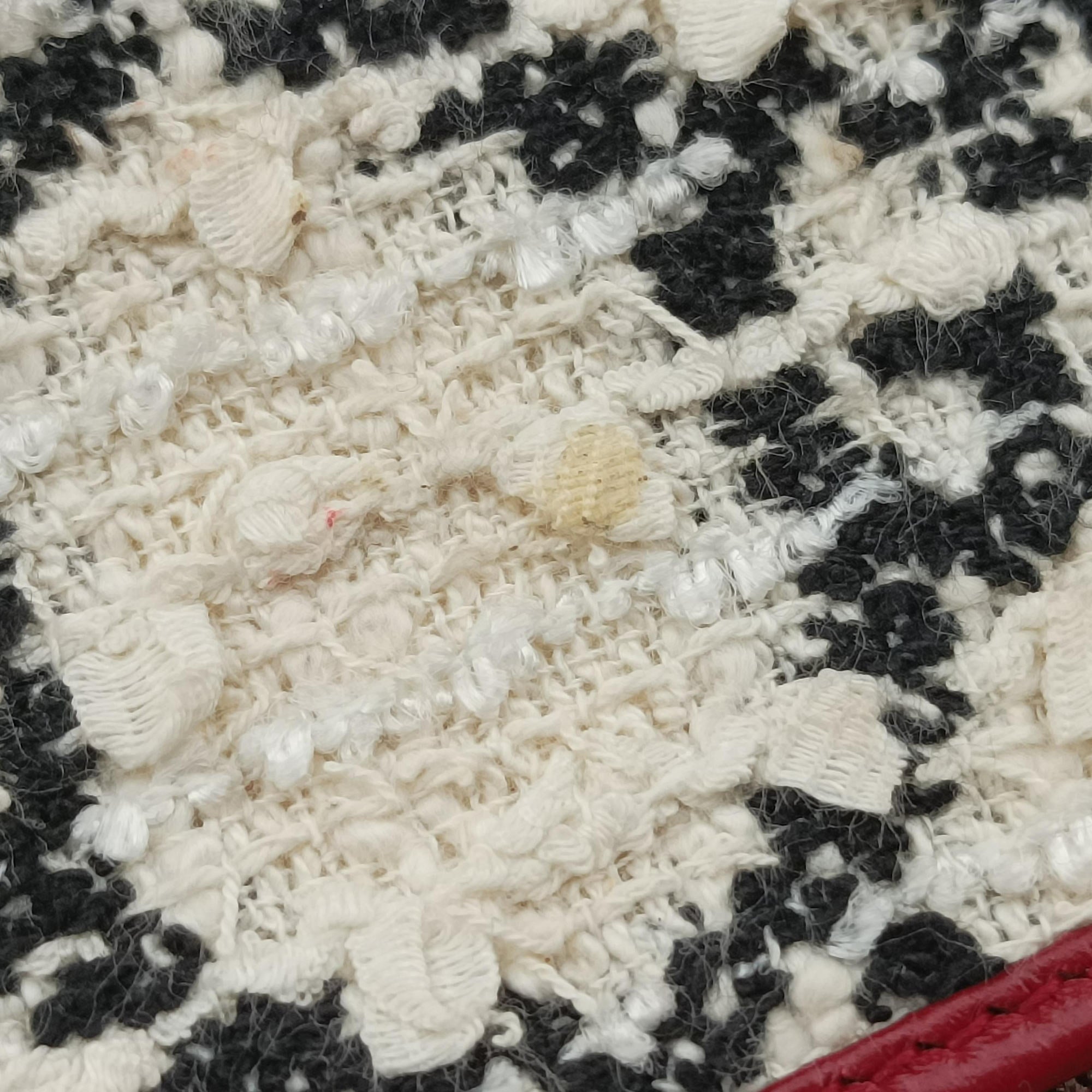 Pre-owned Gucci Dionysus Ivory × Red × Black Tweed×Leather 401231 shoulderbag | stylenewstar