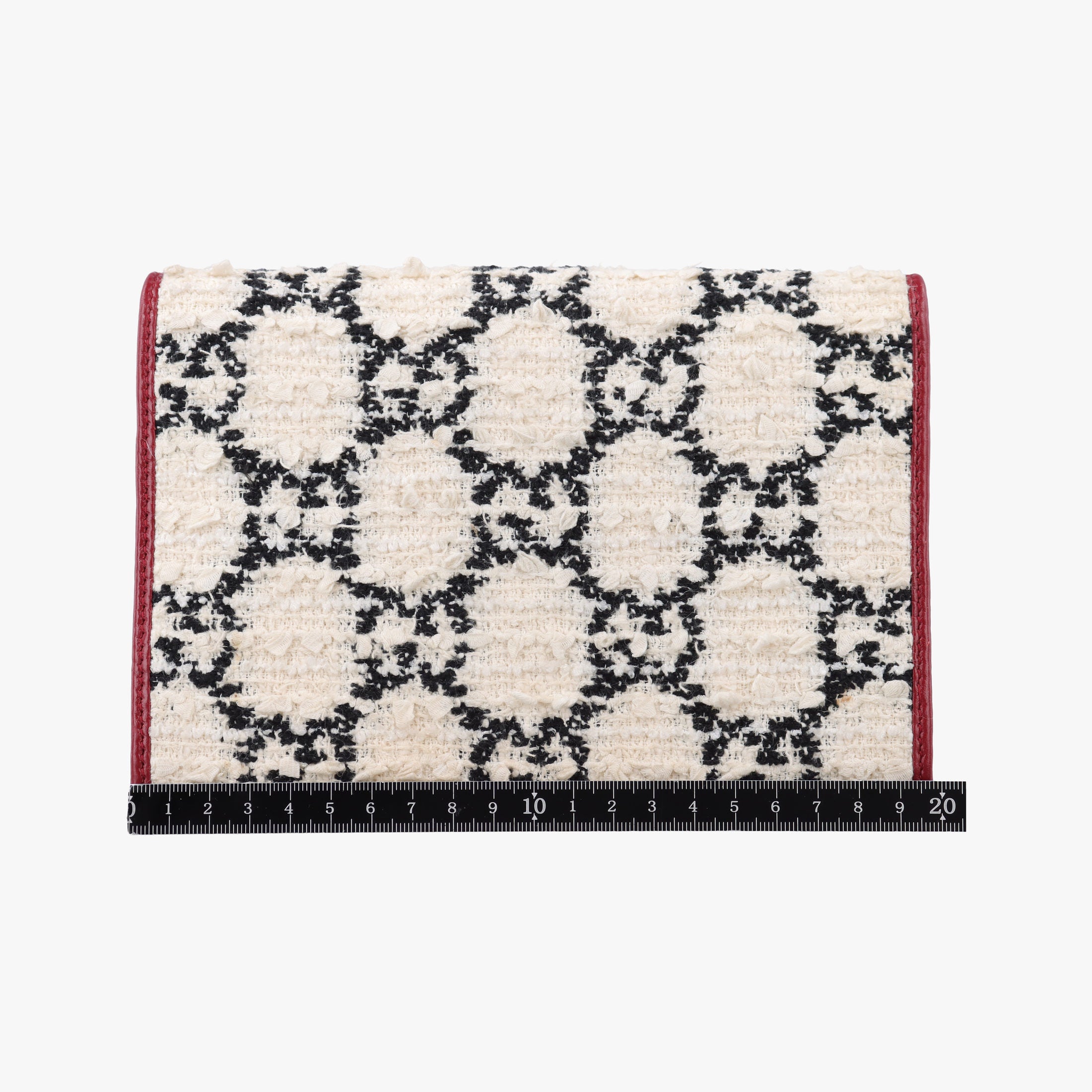 Pre-owned Gucci Dionysus Ivory × Red × Black Tweed×Leather 401231 shoulderbag | stylenewstar