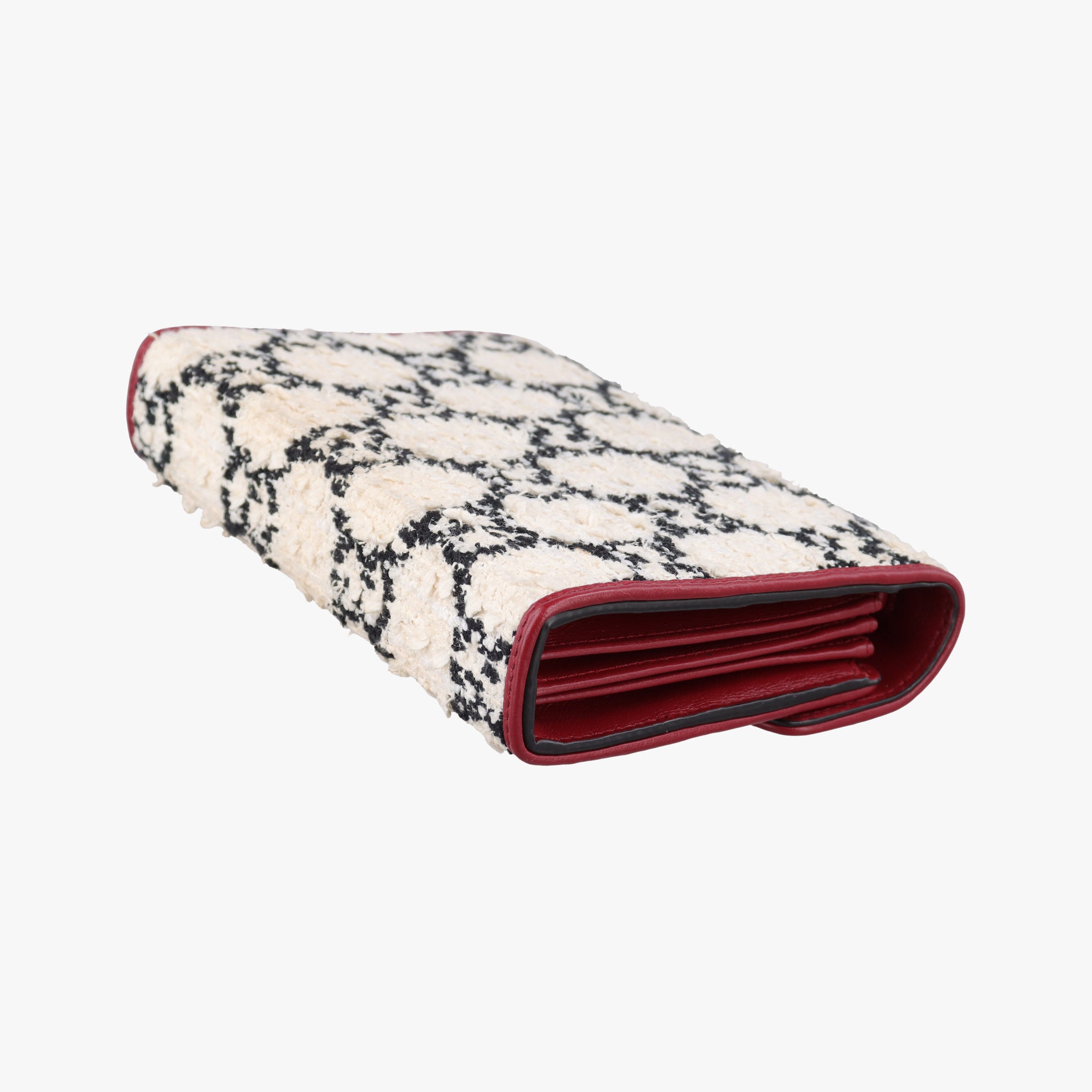 Pre-owned Gucci Dionysus Ivory × Red × Black Tweed×Leather 401231 shoulderbag | stylenewstar