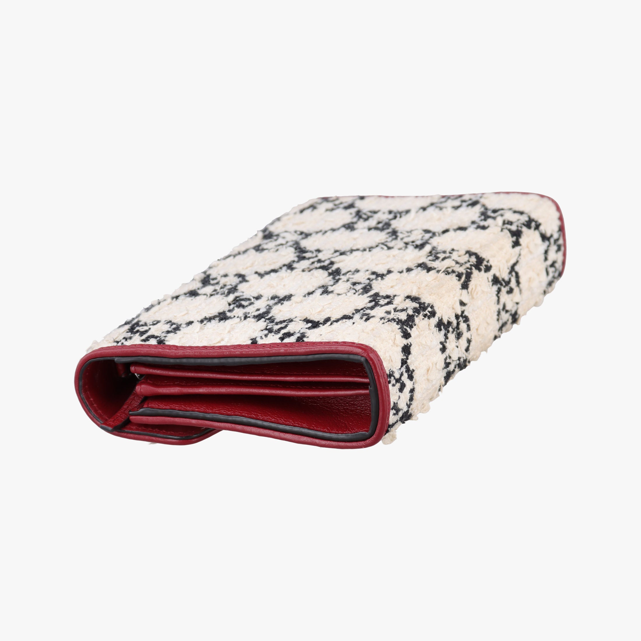 Pre-owned Gucci Dionysus Ivory × Red × Black Tweed×Leather 401231 shoulderbag | stylenewstar